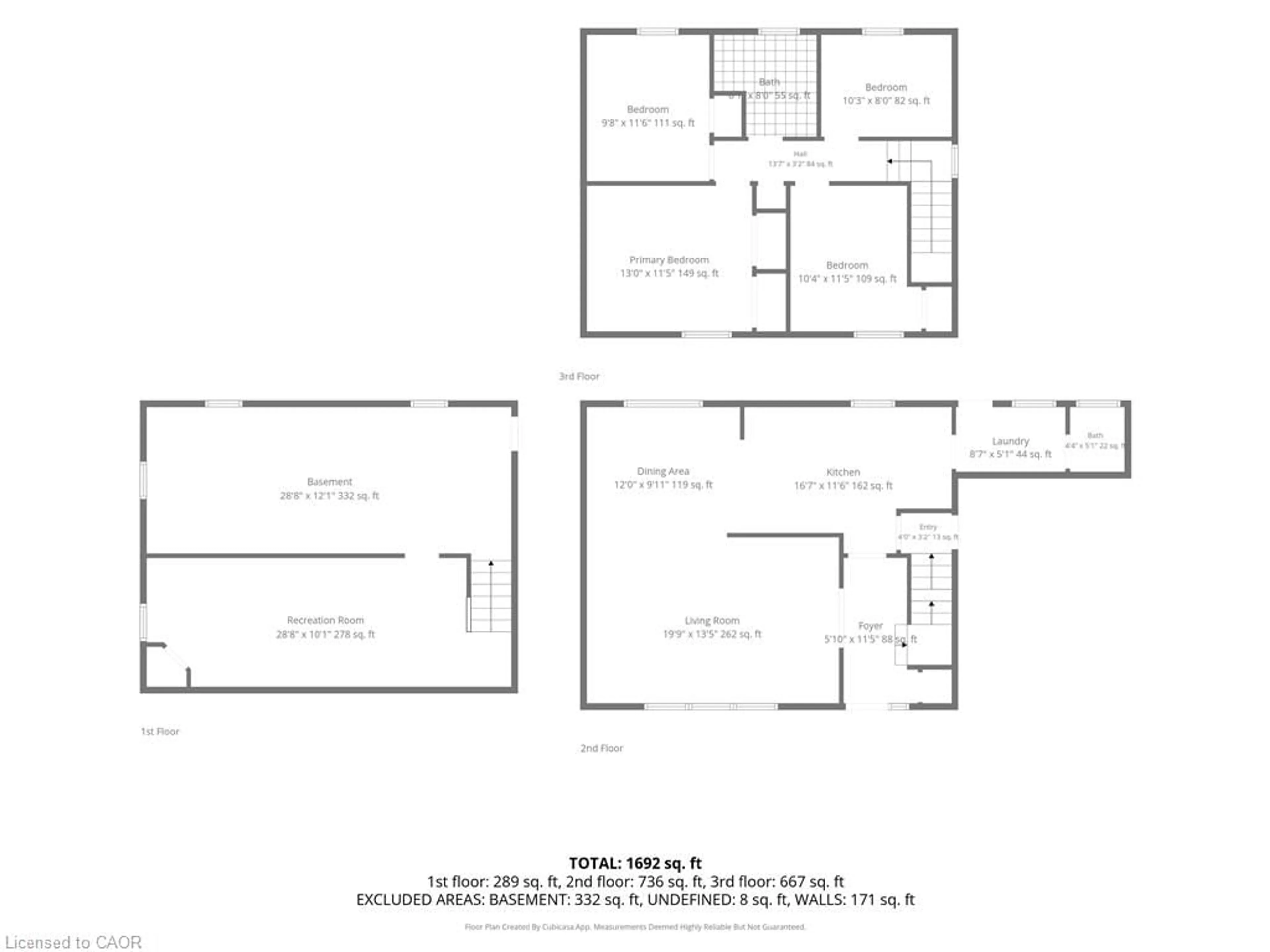 Floor plan for 39 Holden Ave, Simcoe Ontario N3Y 4E4