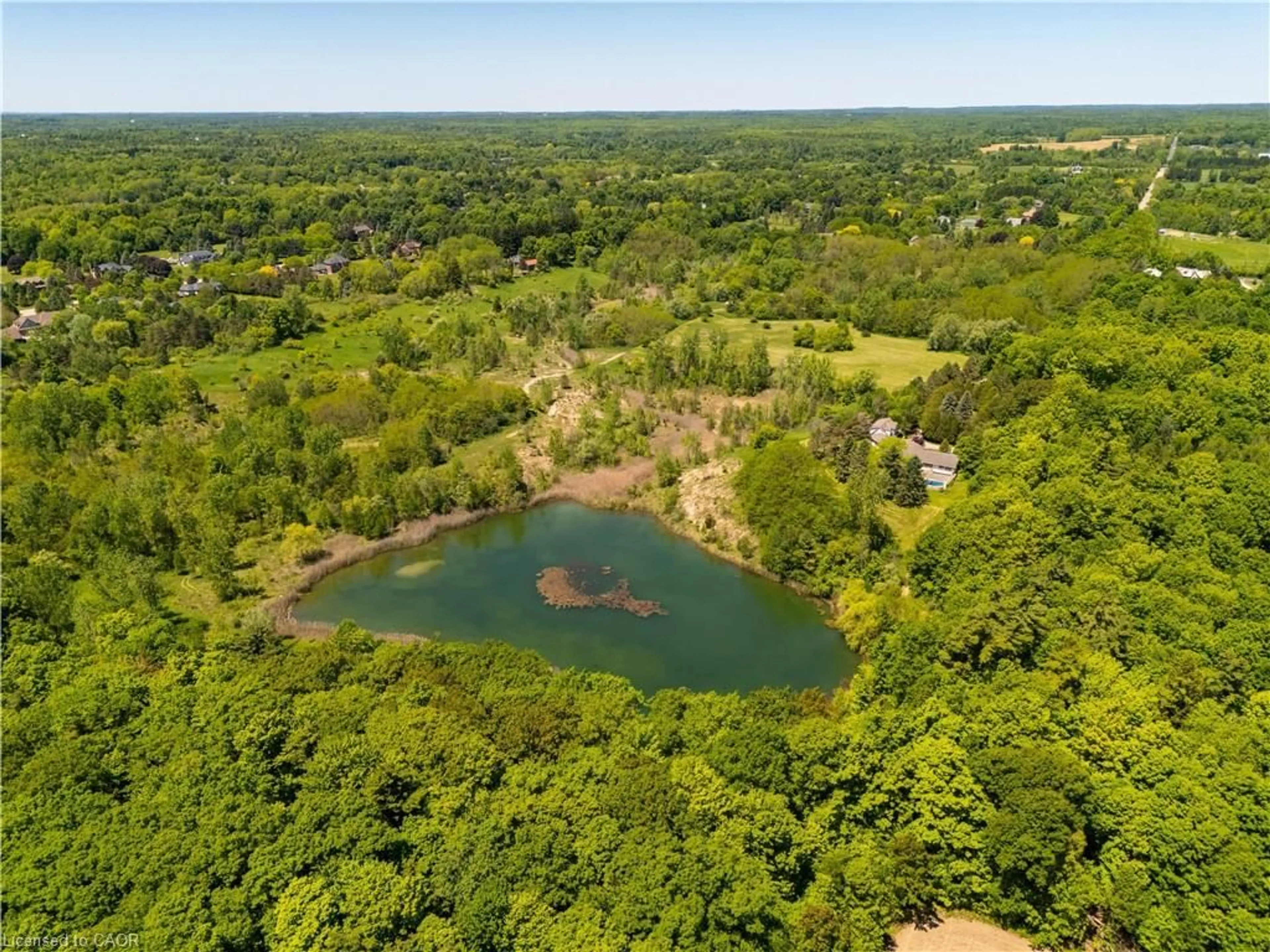 A pic from outside/outdoor area/front of a property/back of a property/a pic from drone, water/lake/river/ocean view for 2360 8 Side Road, Burlington Ontario L7P 0M7