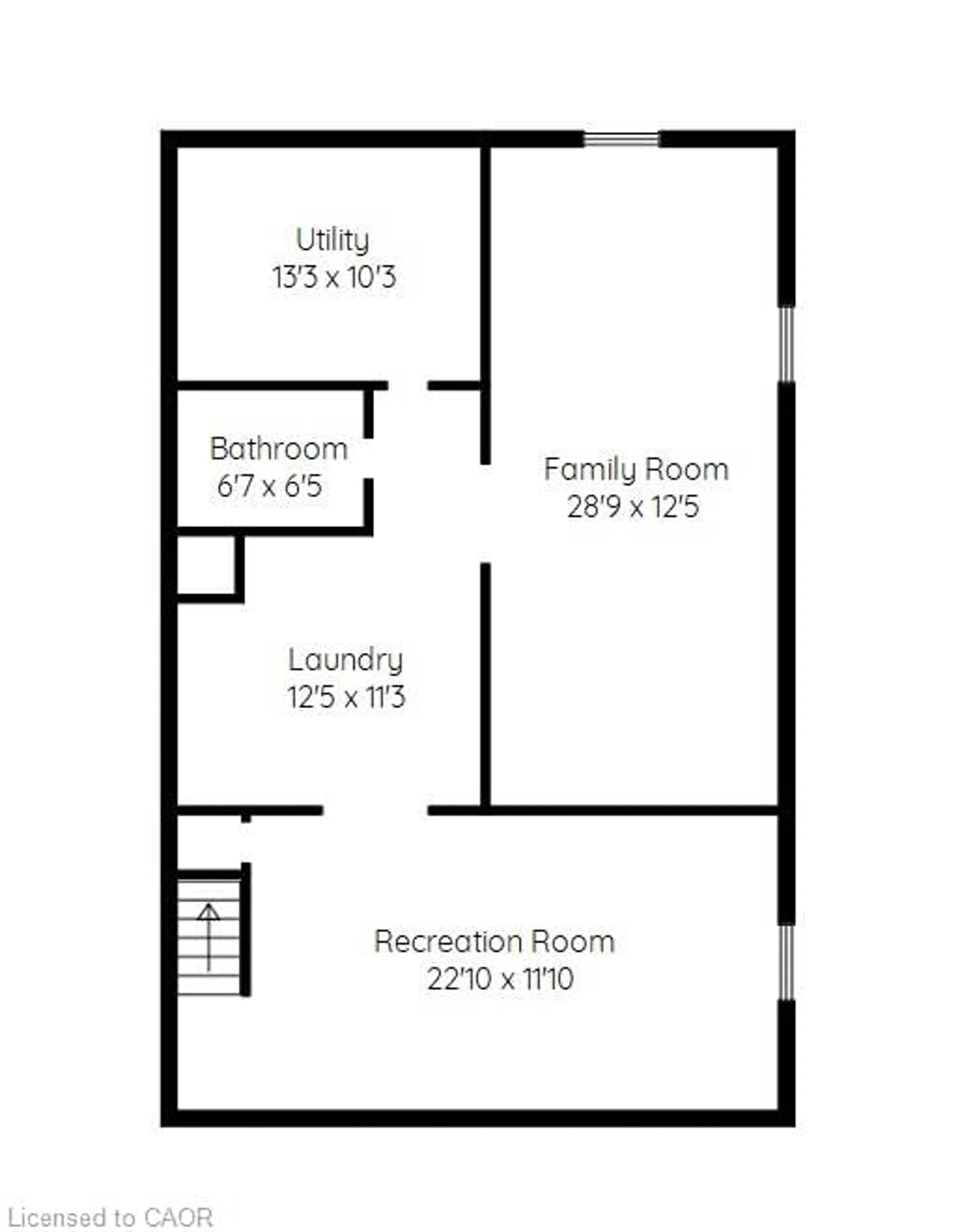 Floor plan for 7 Monarch Crt, Dundas Ontario L9H 3W2