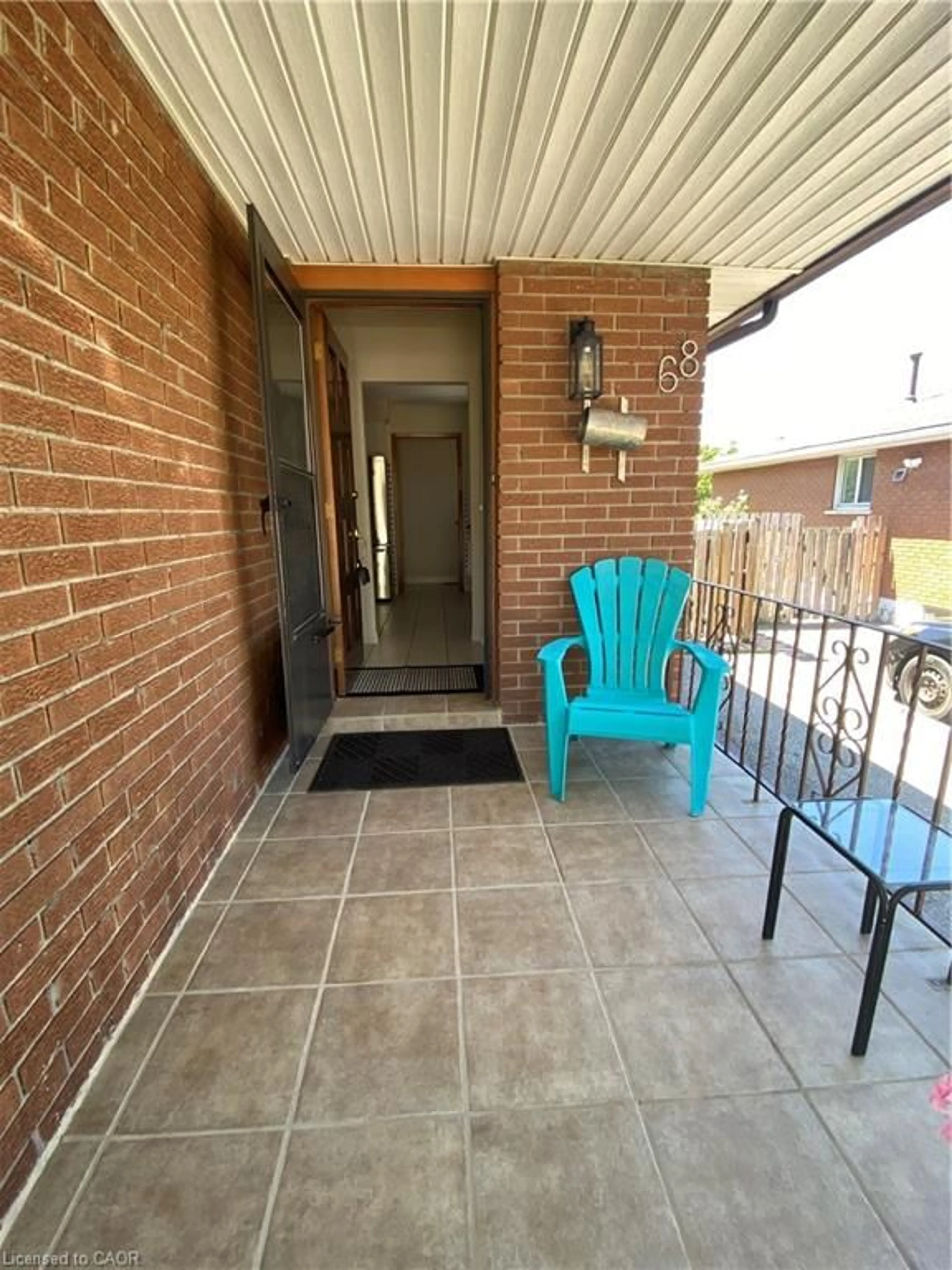 Patio, street for 68 Tindale Crt, Hamilton Ontario L8K 6C7
