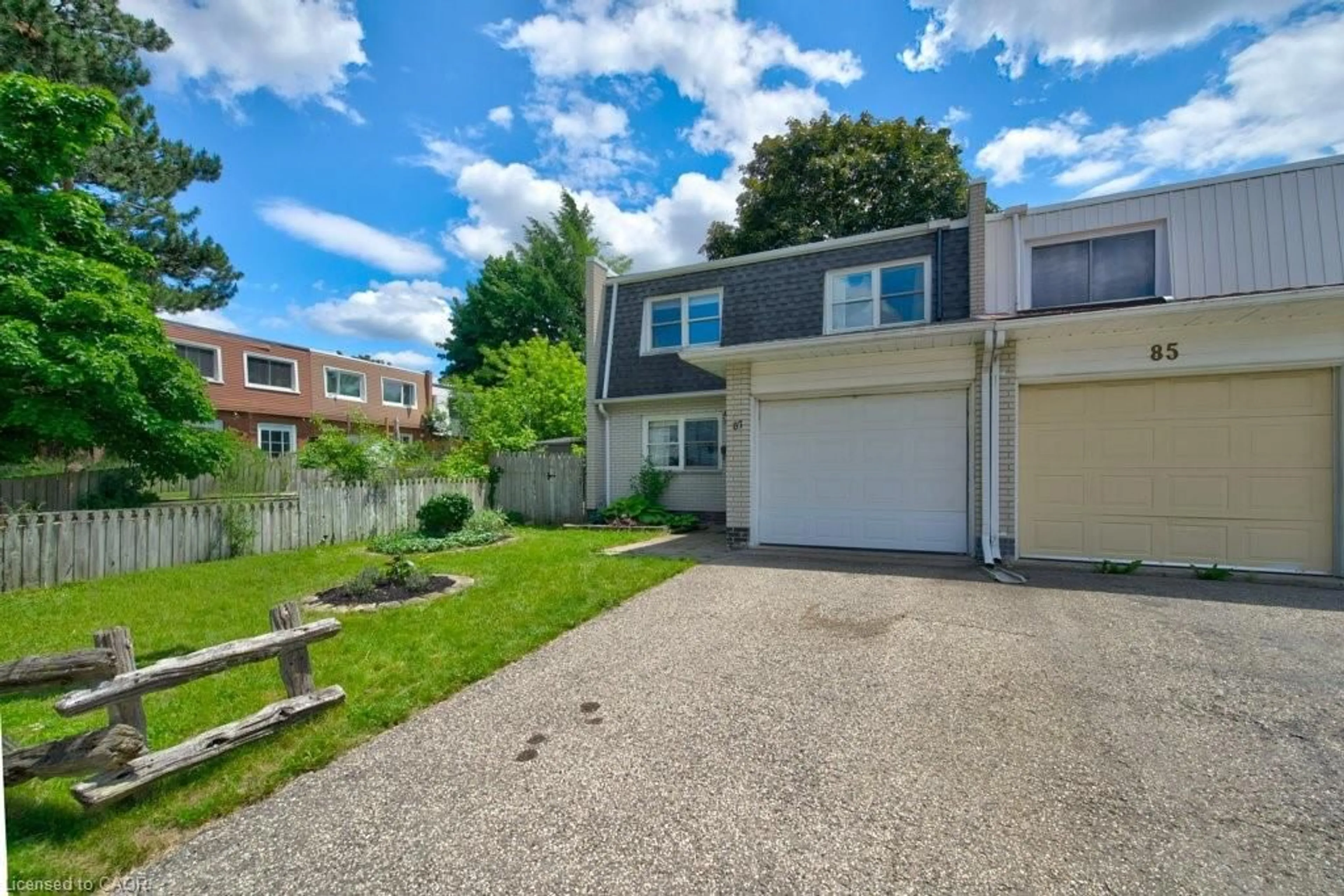 A pic from outside/outdoor area/front of a property/back of a property/a pic from drone, street for 87 Charles Best Pl, Kitchener Ontario N2M 5A4