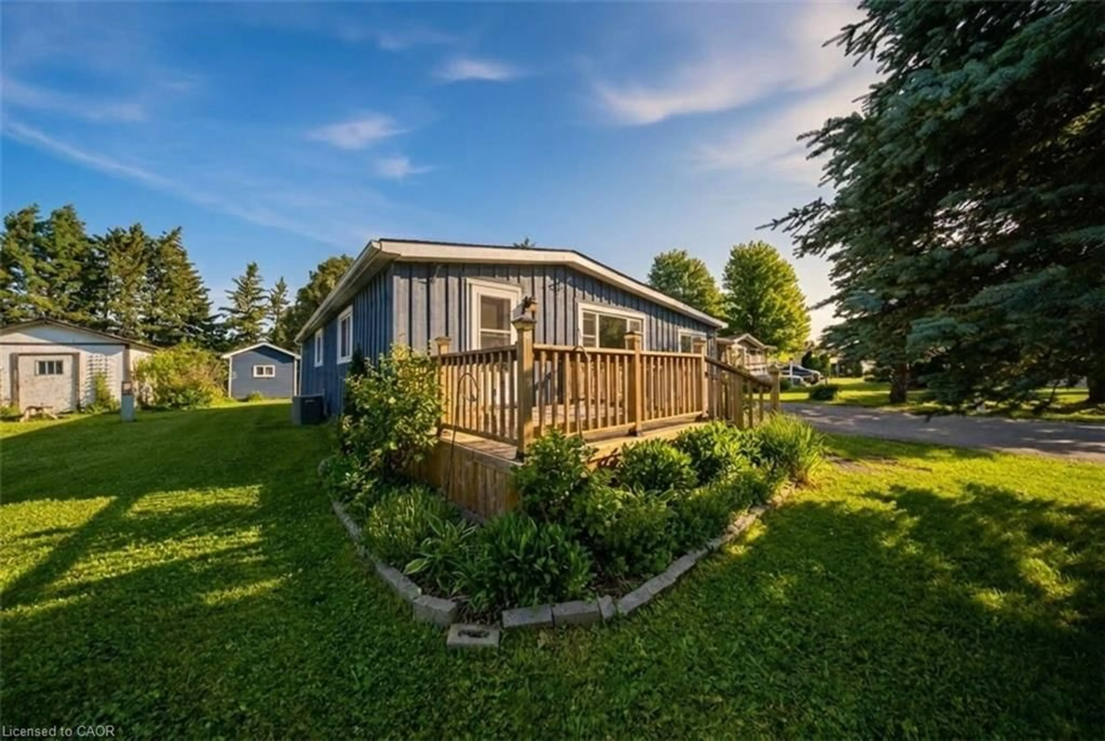 A pic from outside/outdoor area/front of a property/back of a property/a pic from drone, water/lake/river/ocean view for 105 Meadows Dr, Grey Ontario N4N 3B8