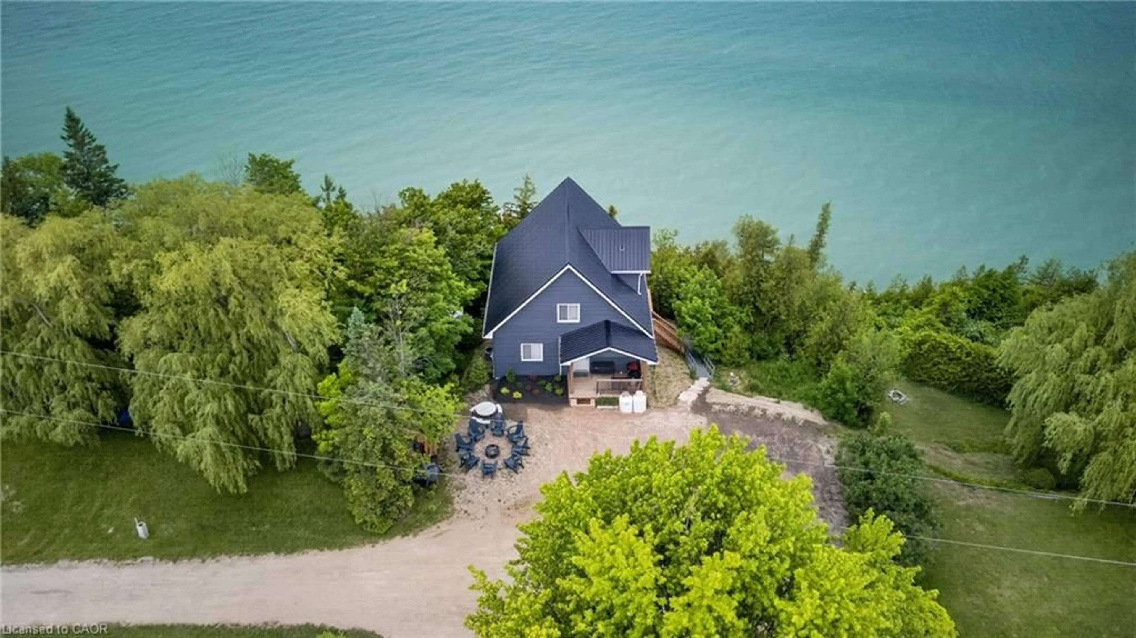 A pic from outside/outdoor area/front of a property/back of a property/a pic from drone, water/lake/river/ocean view for 85373 Mackenzie Camp Rr#3 Rd, Ashfield-Colborne-Wawanosh Ontario N7A 3X9