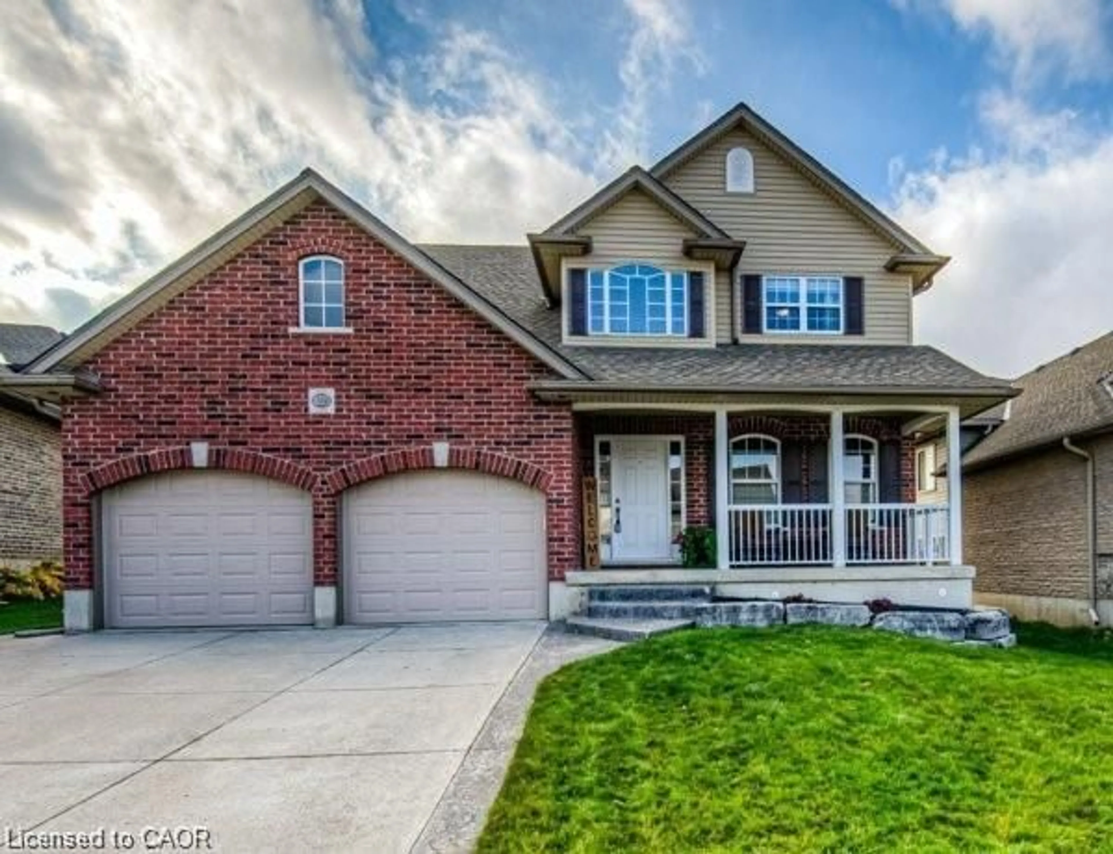 Home with brick exterior material, street for 455 Alan Cres, Woodstock Ontario N4S 0B9
