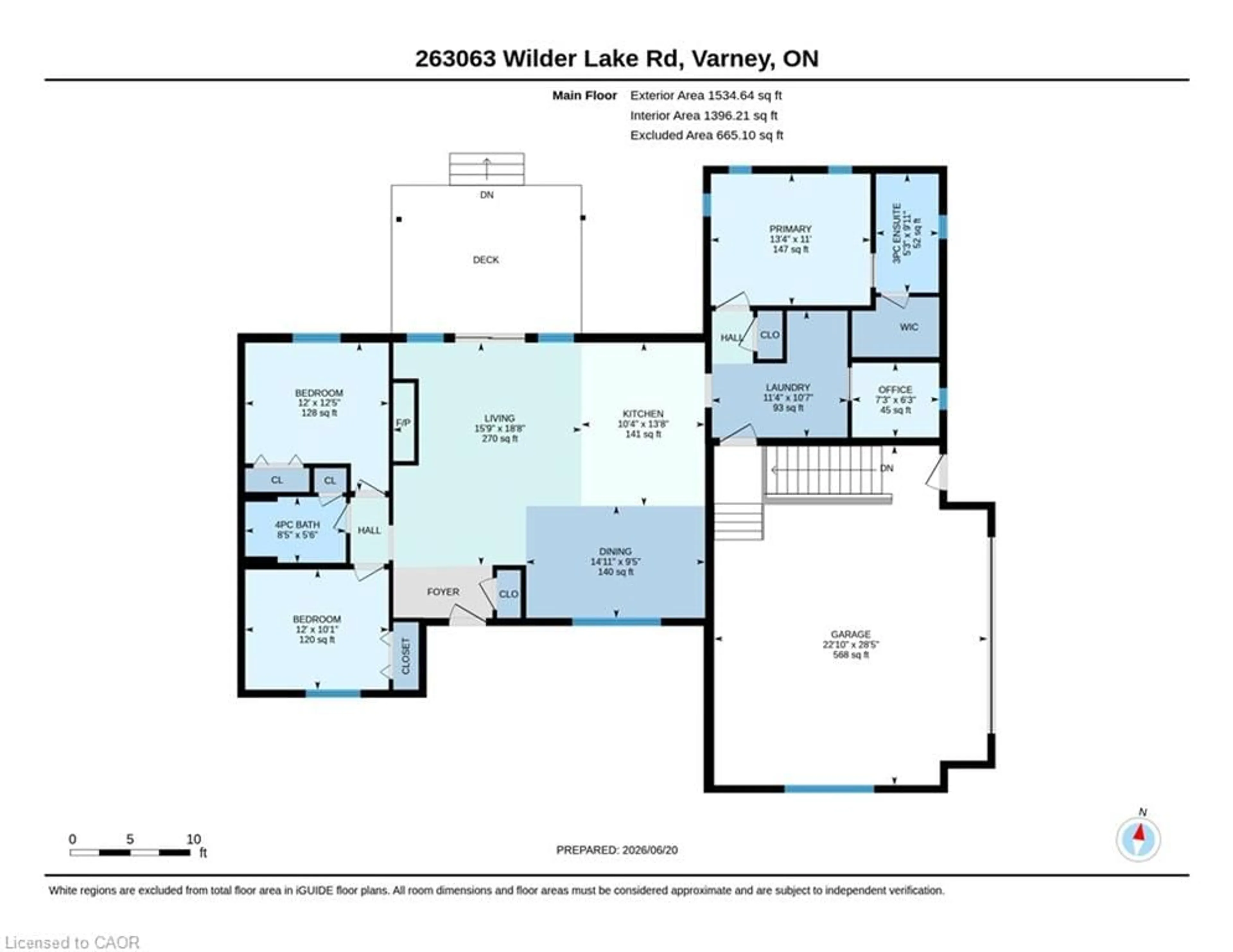 Floor plan for 263063 Wilder Lake Rd, Durham Ontario N0G 1R0