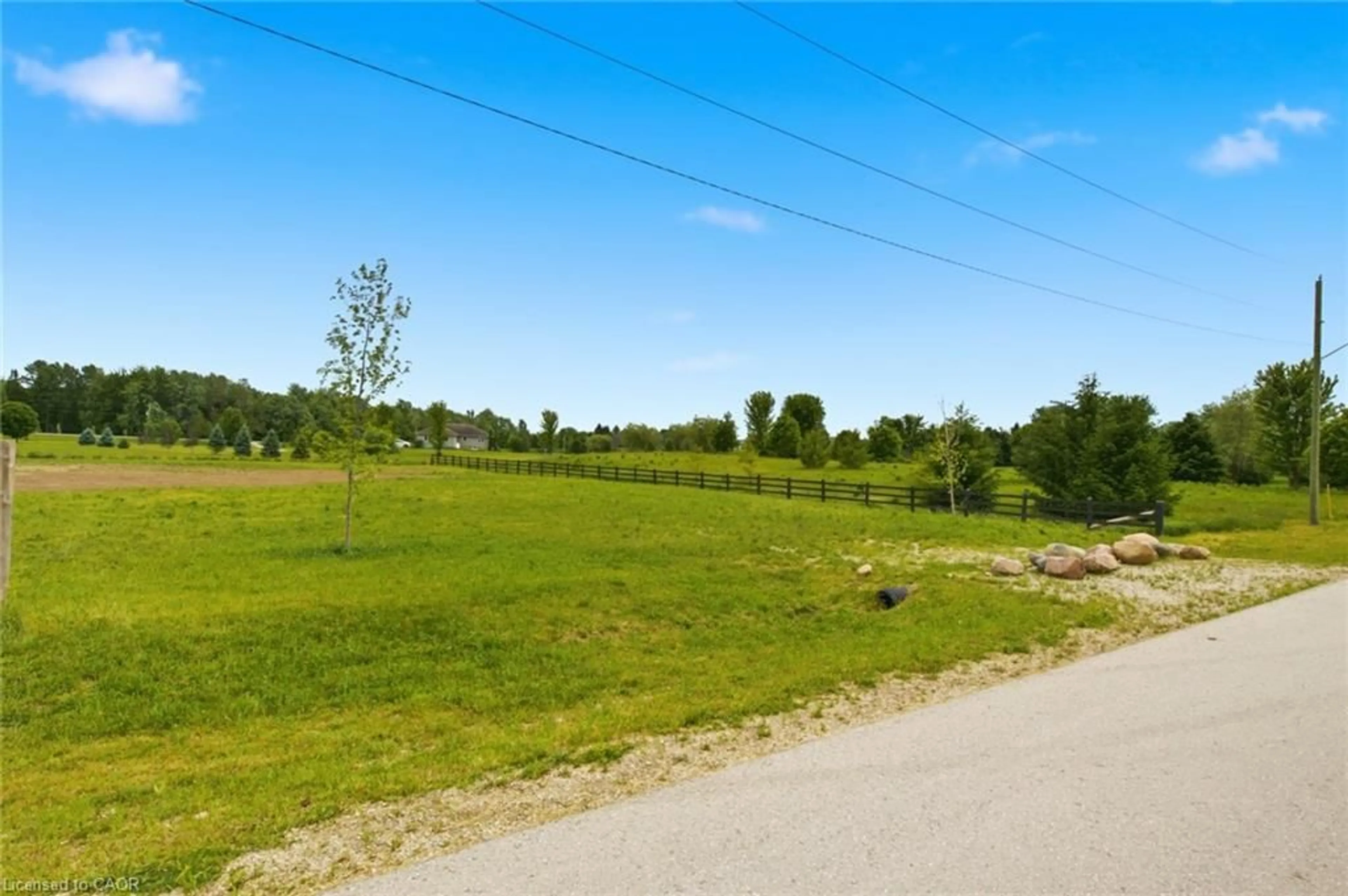 A pic from outside/outdoor area/front of a property/back of a property/a pic from drone, water/lake/river/ocean view for 1022 Currie St, Wroxeter Ontario N0G 2X0