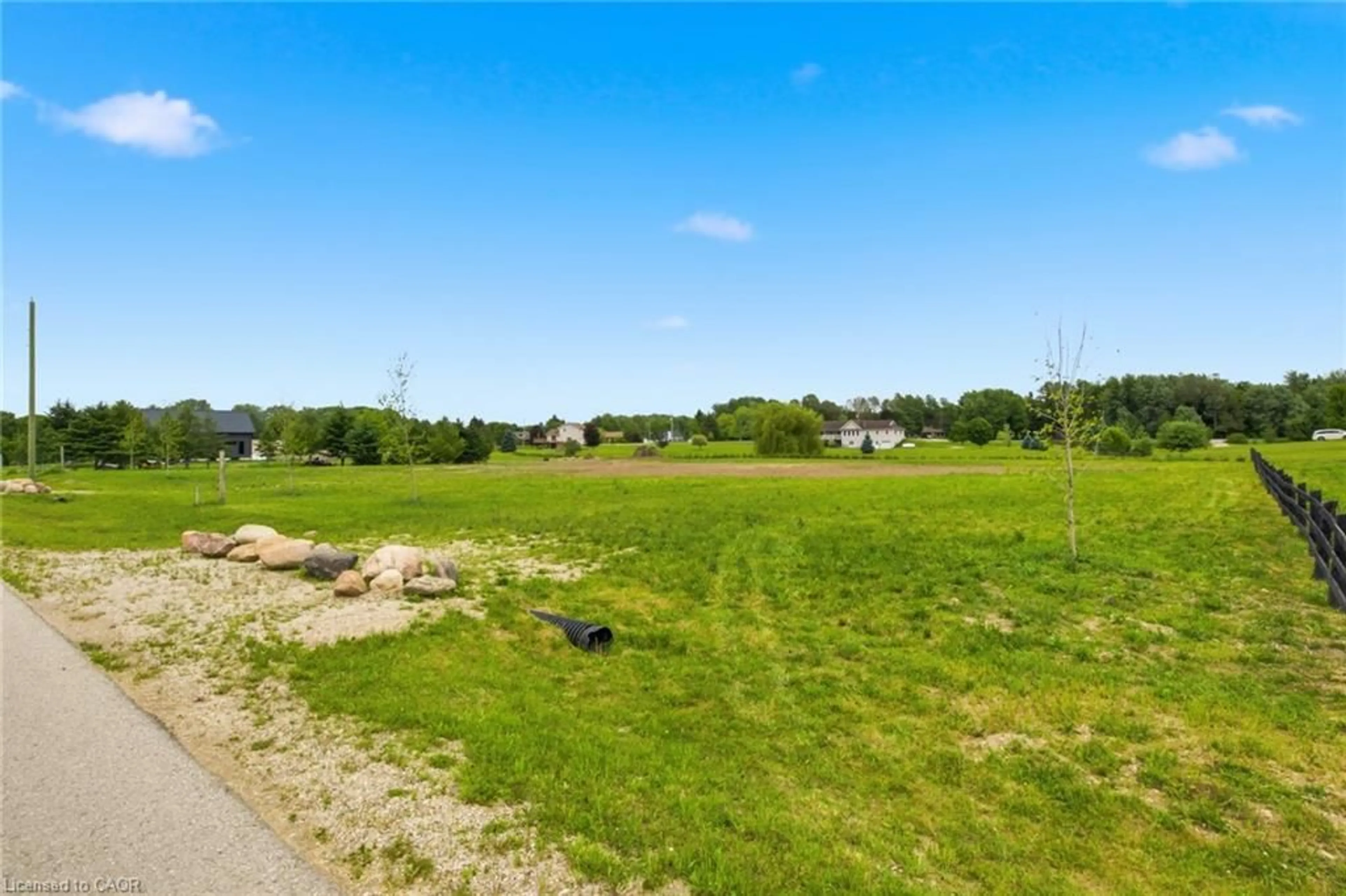 A pic from outside/outdoor area/front of a property/back of a property/a pic from drone, water/lake/river/ocean view for 1016 Currie St, Wroxeter Ontario N0G 2X0