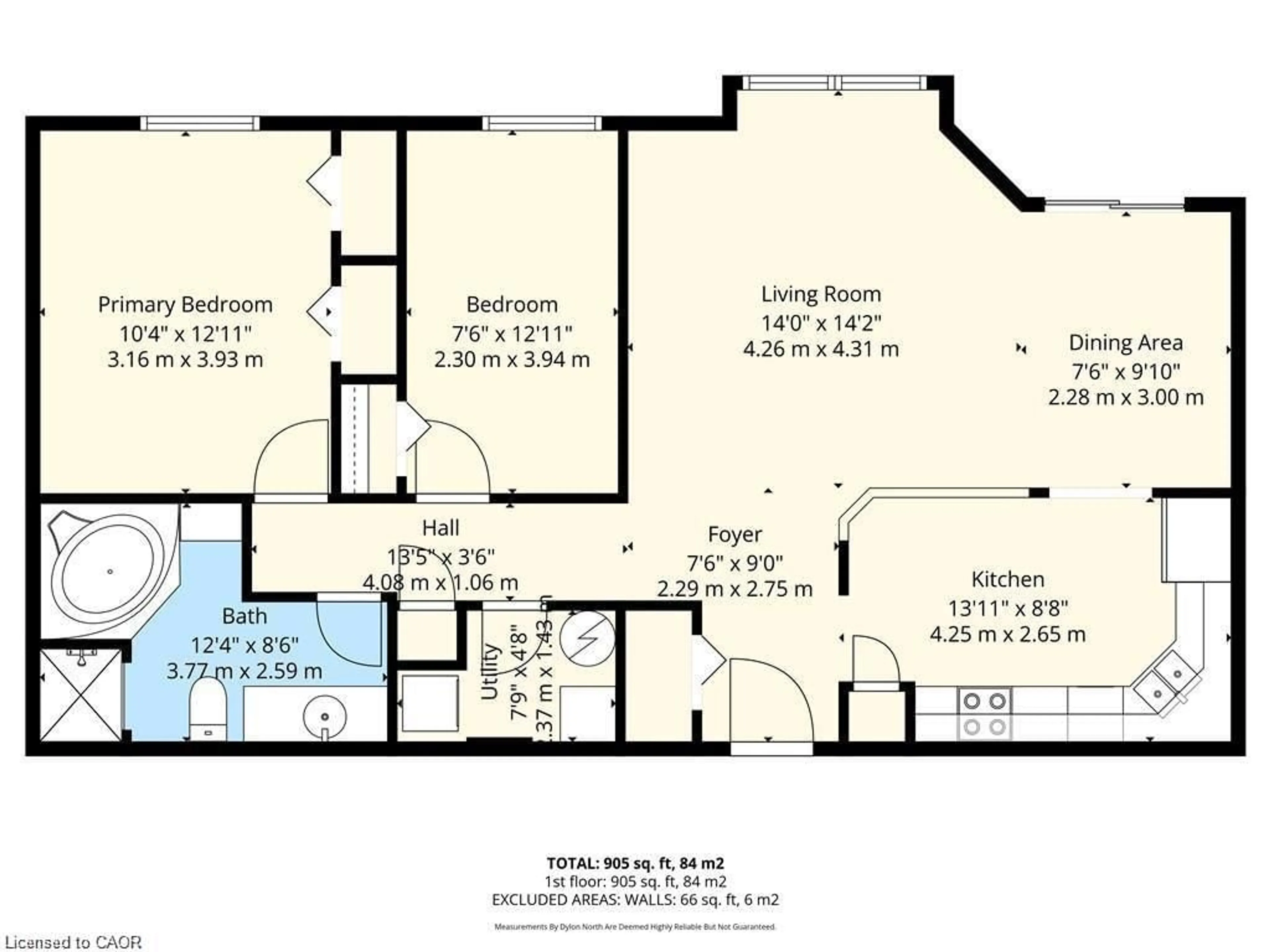 Floor plan for 1061 Vansickle Rd #303B, St. Catharines Ontario L2M 2X4