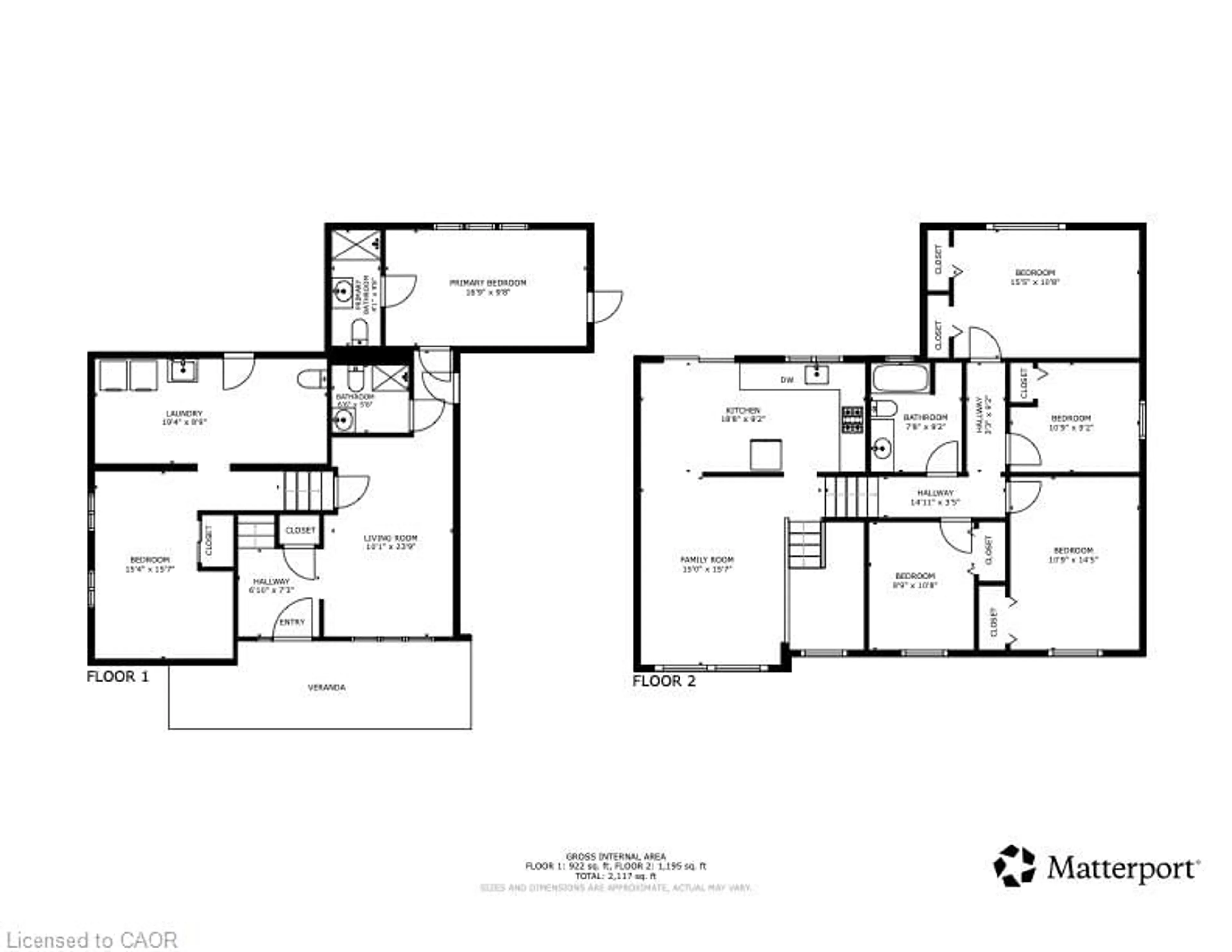 Floor plan for 304 Greenfield Ave, Kitchener Ontario N2C 1E1