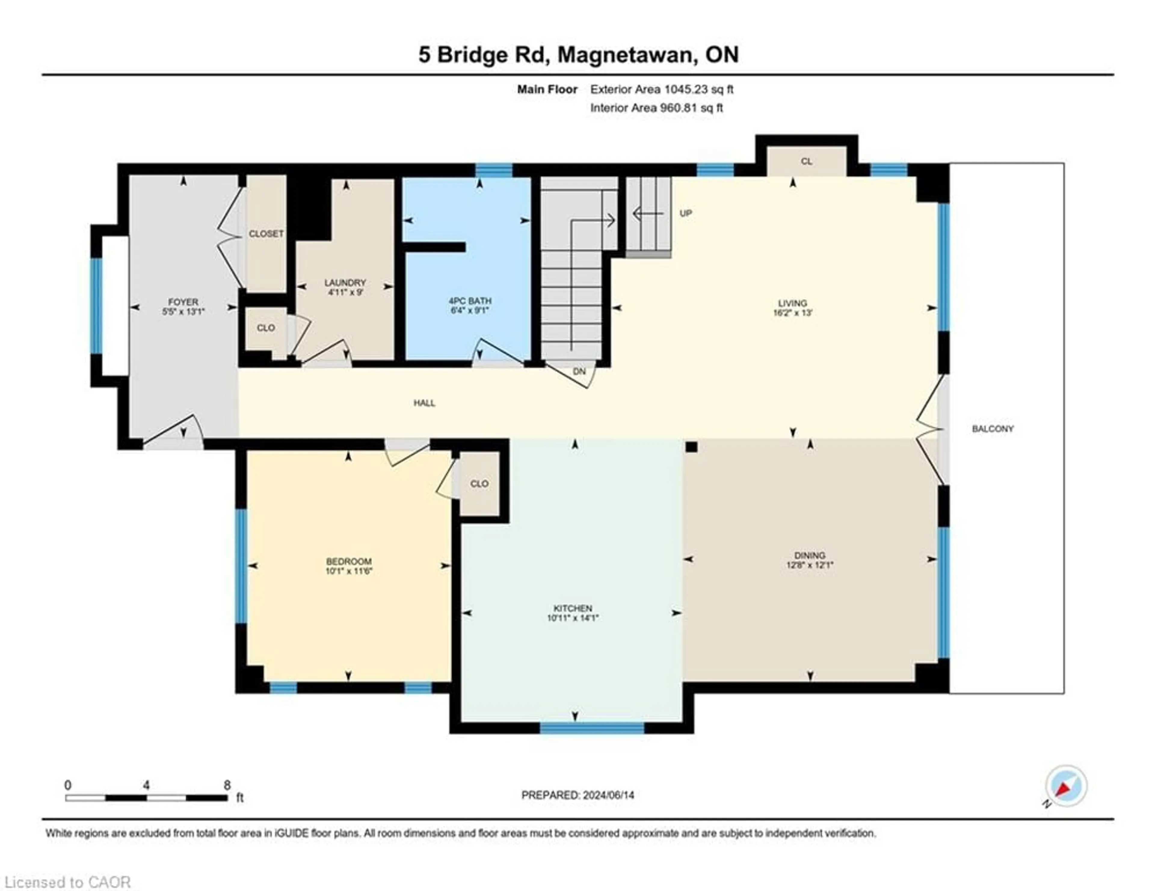Floor plan for 5 Bridge Rd, Magnetawan Ontario P0A 1P0