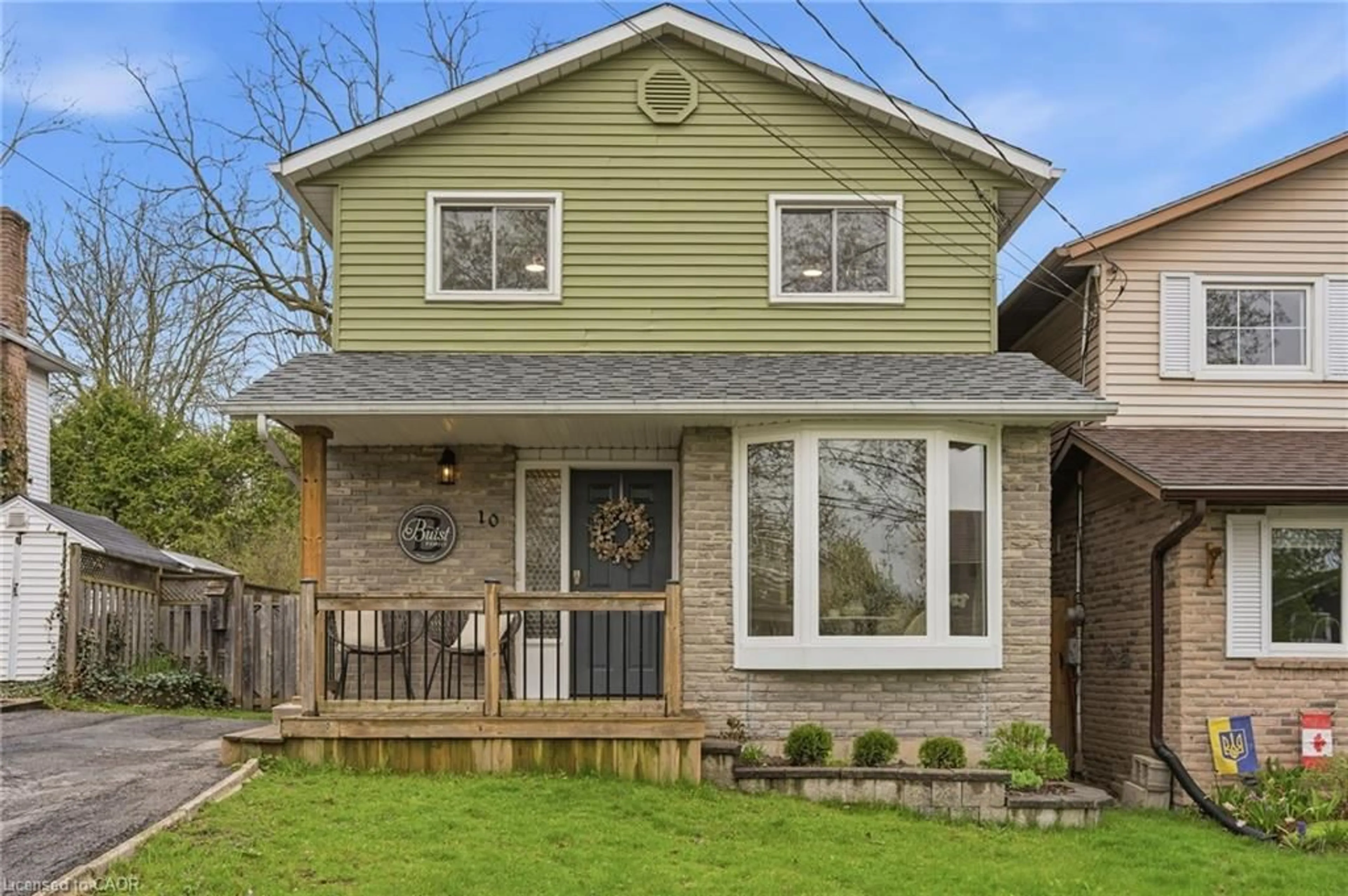Home with brick exterior material, street for 10 Burke Dr, Caledonia Ontario N3W 1C3