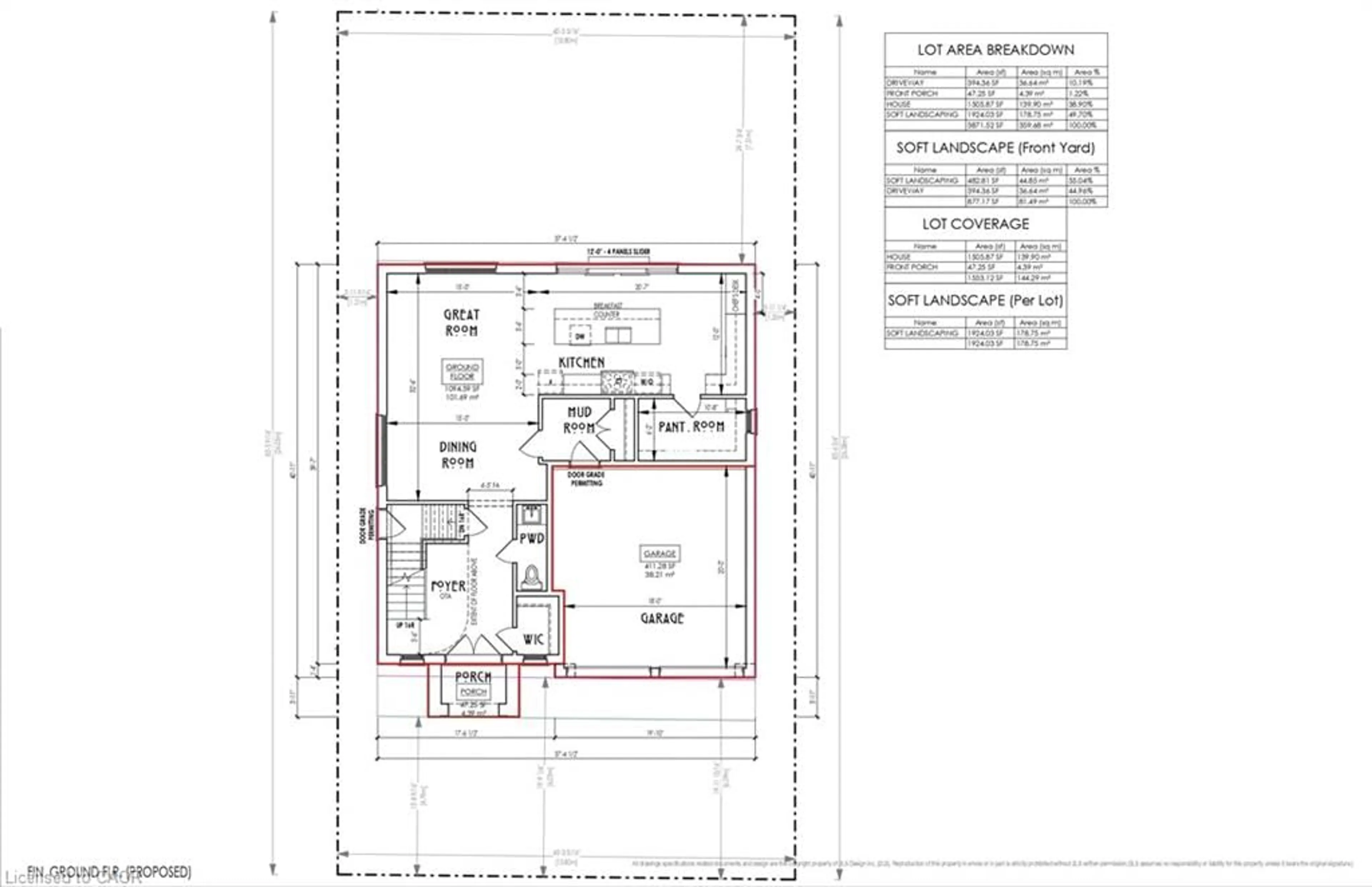 Floor plan for 17 Davinci Blvd, Hamilton Ontario L9B 1B7