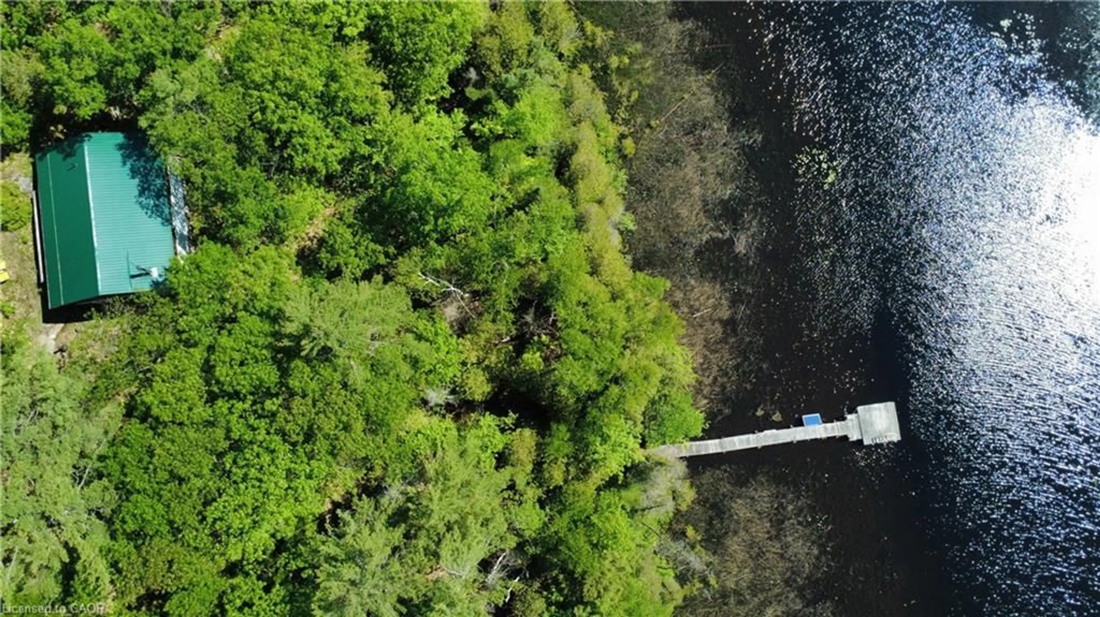 A pic from outside/outdoor area/front of a property/back of a property/a pic from drone, water/lake/river/ocean view for 0 Betty Crt, Wollaston Ontario K0L 1P0