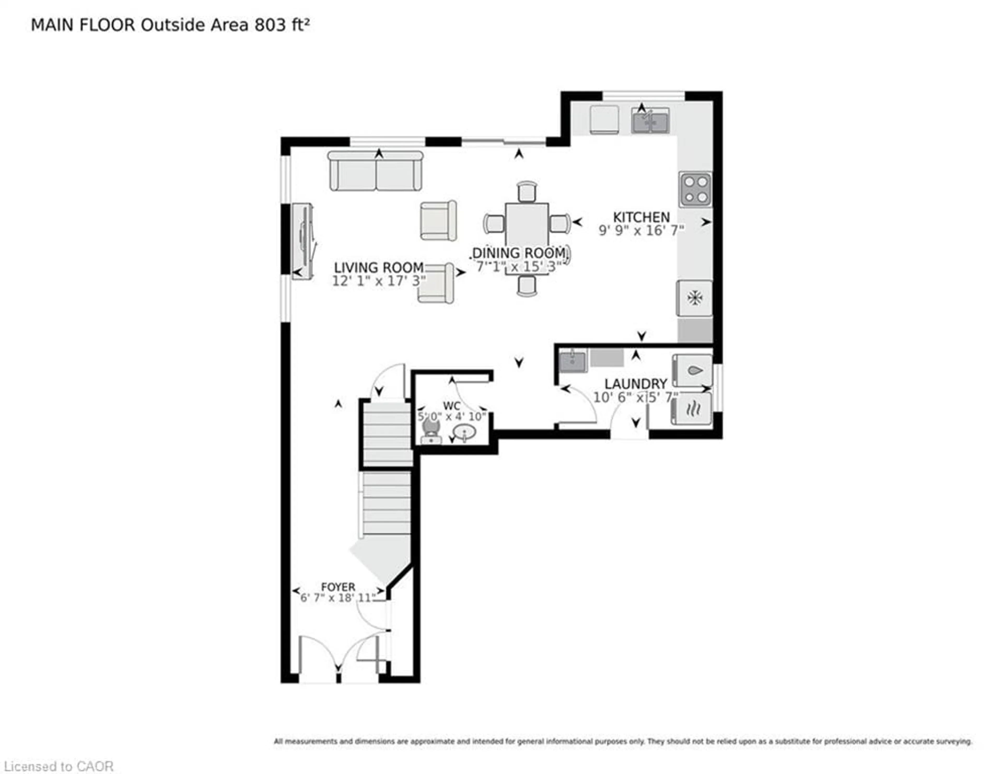 Floor plan for 540 Landgren Crt, Kitchener Ontario N2A 4J7