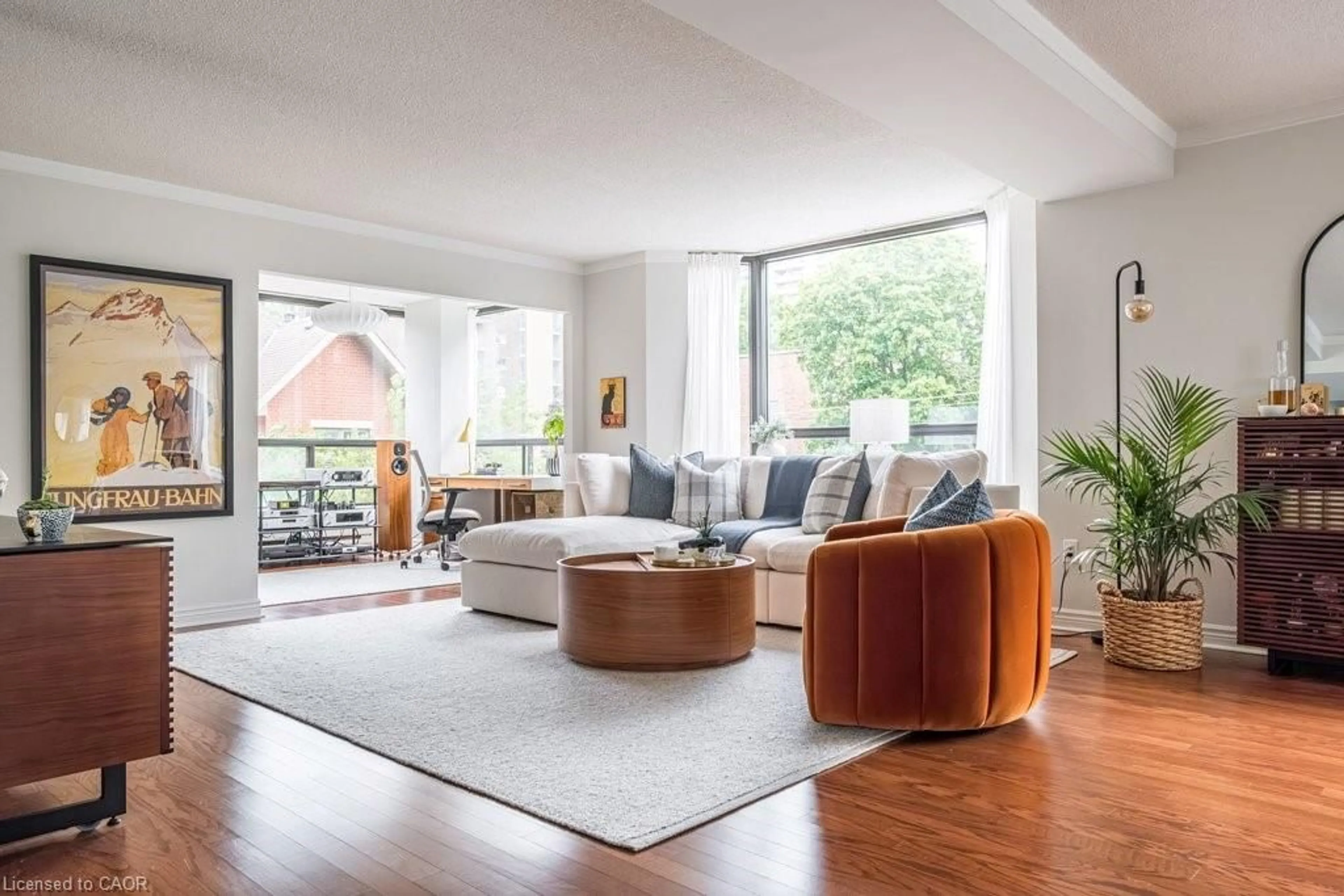 Living room with furniture, unknown for 49 Robinson St #200, Hamilton Ontario L8P 1Y7