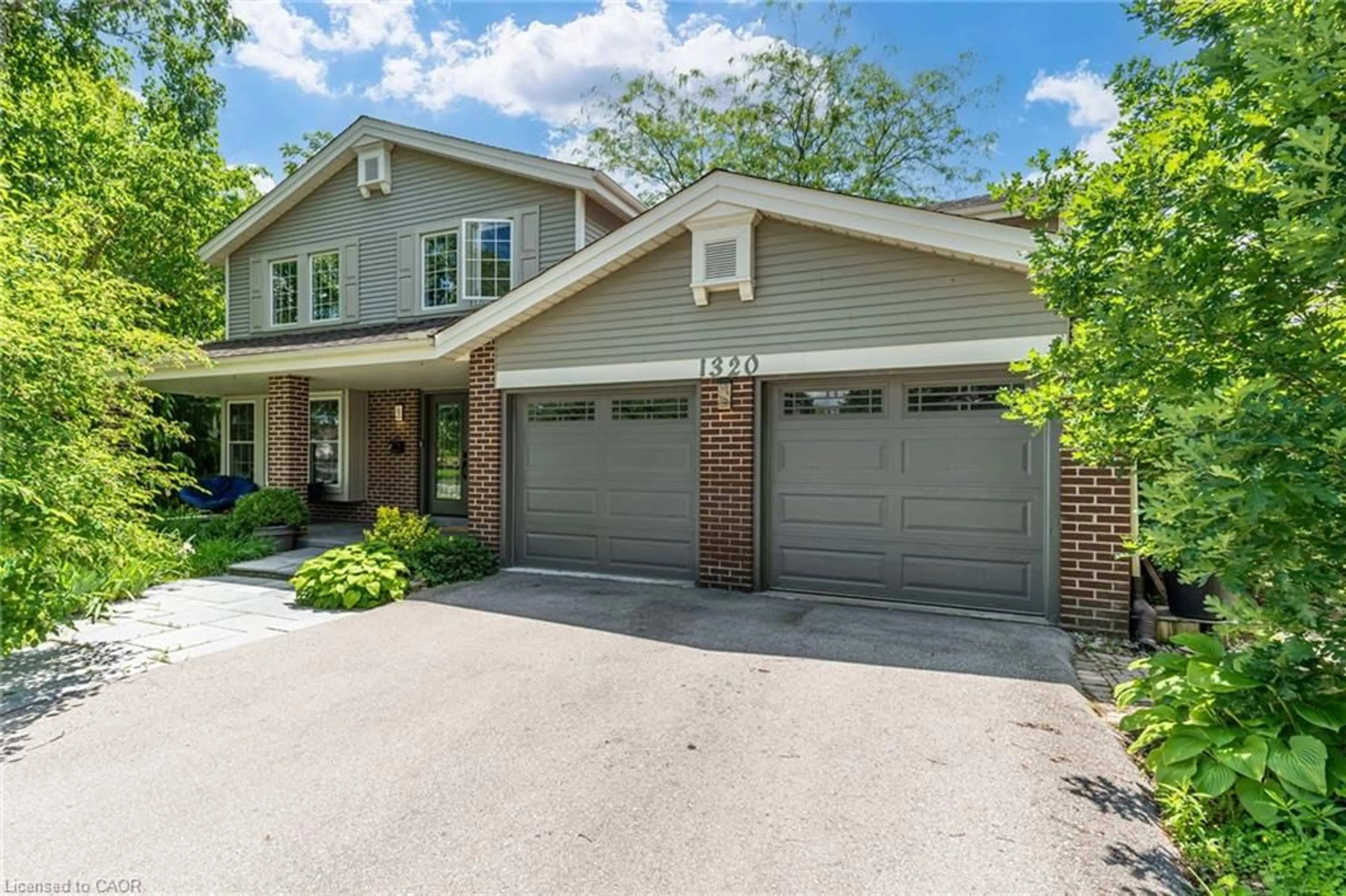 Home with brick exterior material, street for 1320 Monmouth Dr, Burlington Ontario L7P 3J6