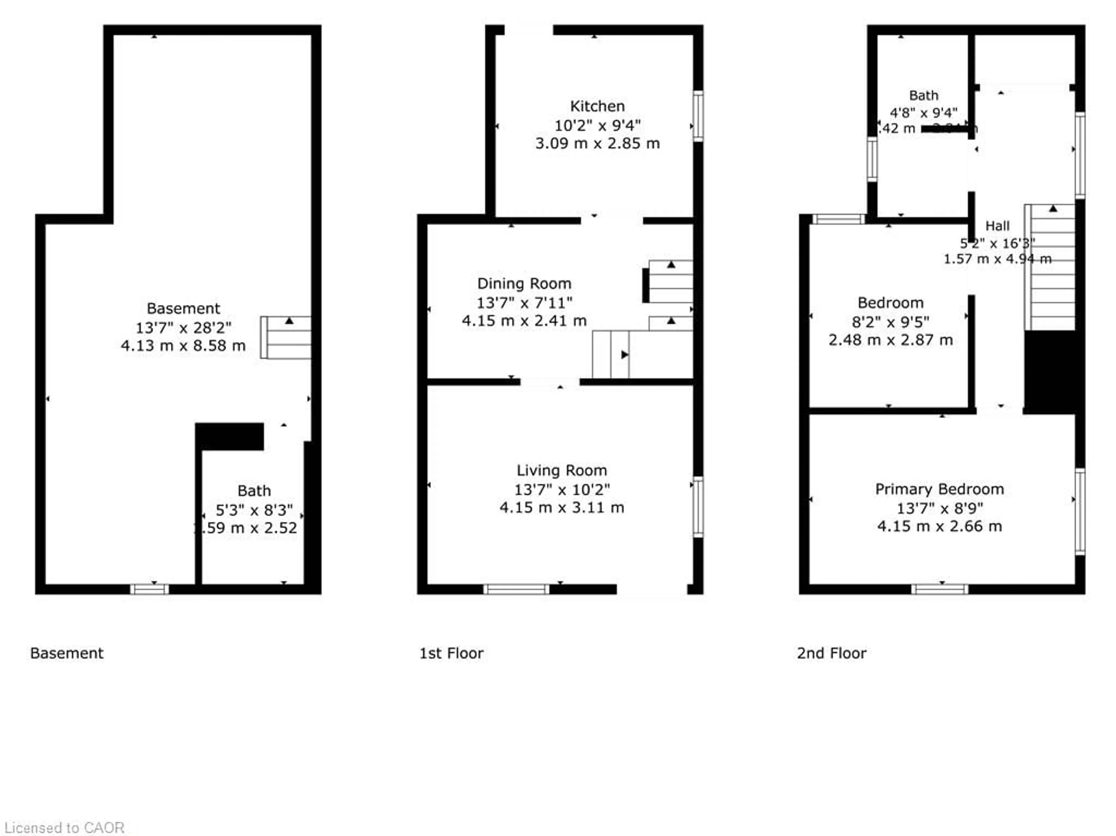 Floor plan for 47 Fraser Ave, Hamilton Ontario L8H 4G6