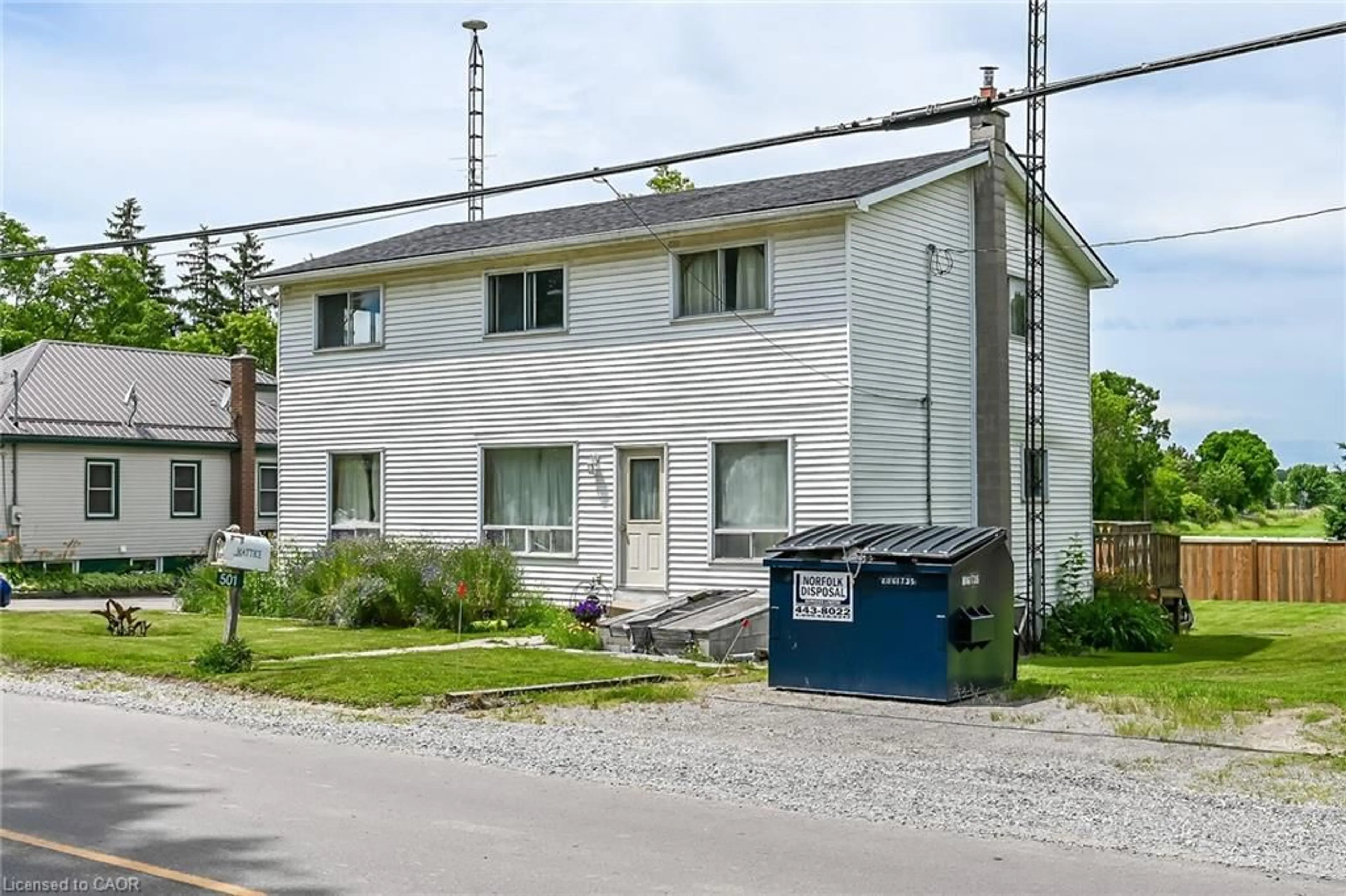 Home with brick exterior material, street for 501 Concession 14 Walpole Rd, Hagersville Ontario N0A 1H0