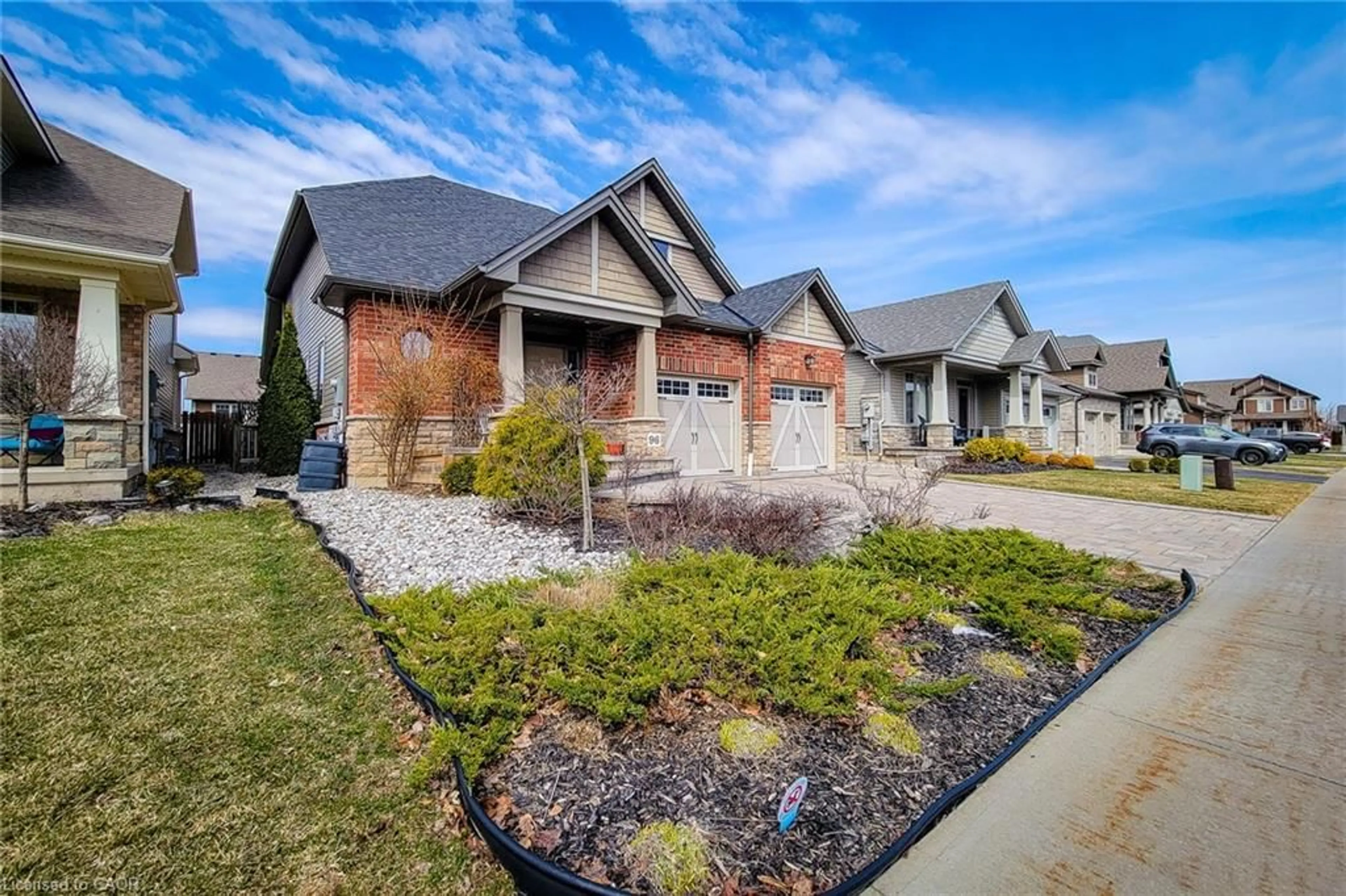 Home with brick exterior material, street for 96 Anastasia Blvd, Smithville Ontario L0R 2A0