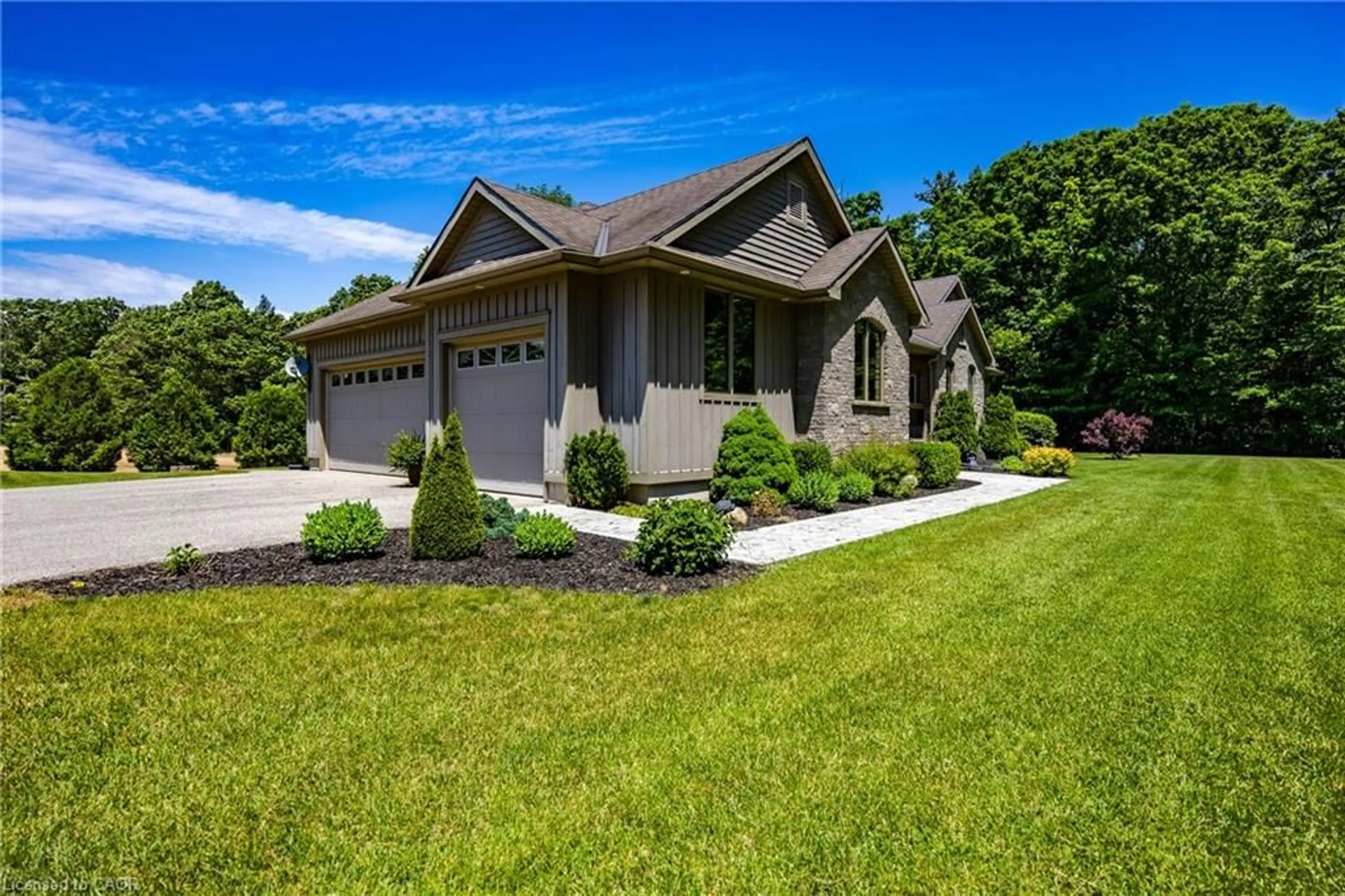 Home with vinyl exterior material, street for 1821 Norfolk County Road 45, Langton Ontario N0E 1G0