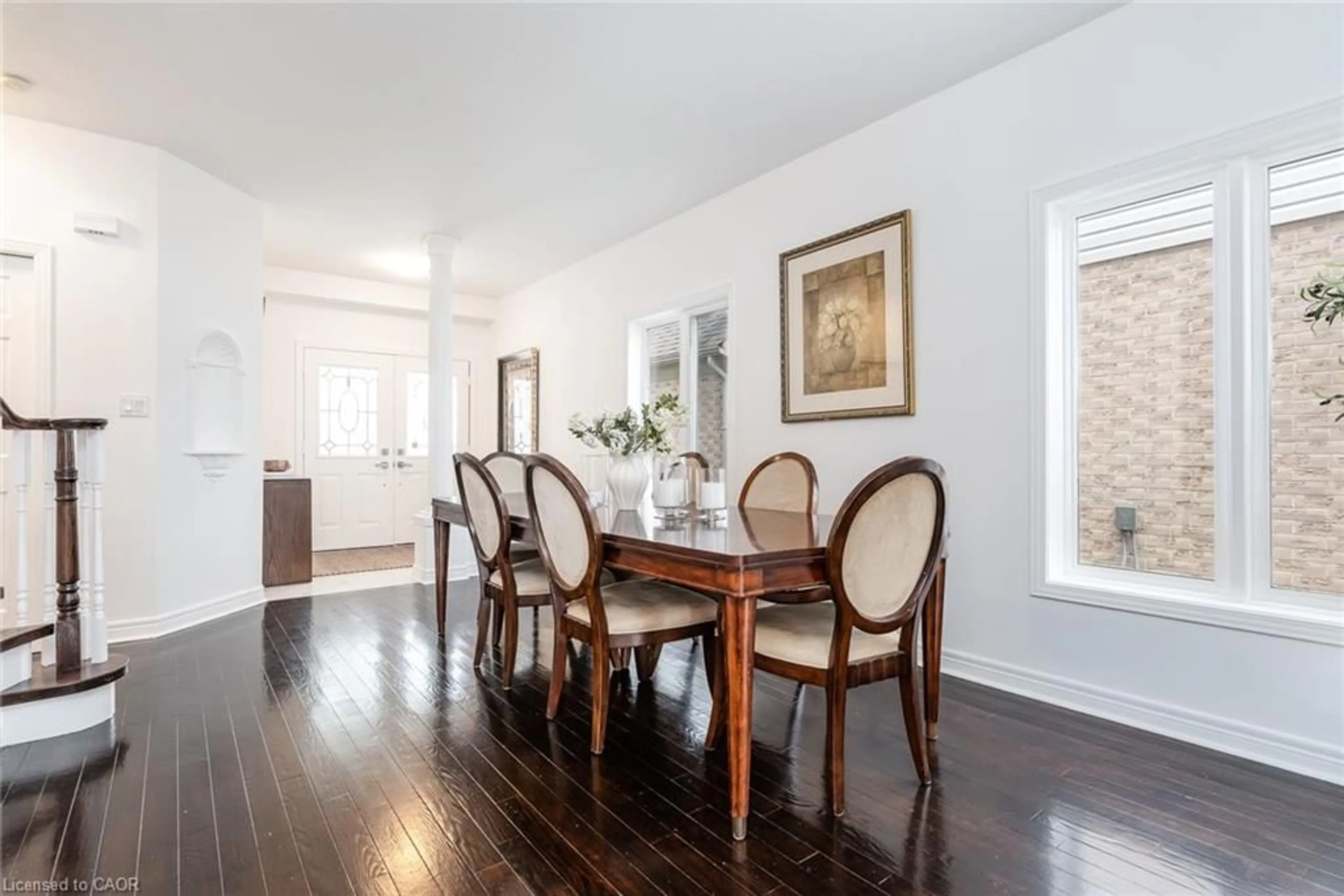 Dining room, wood/laminate floor for 723 Brookmill Pl, Waterloo Ontario N2V 2P1