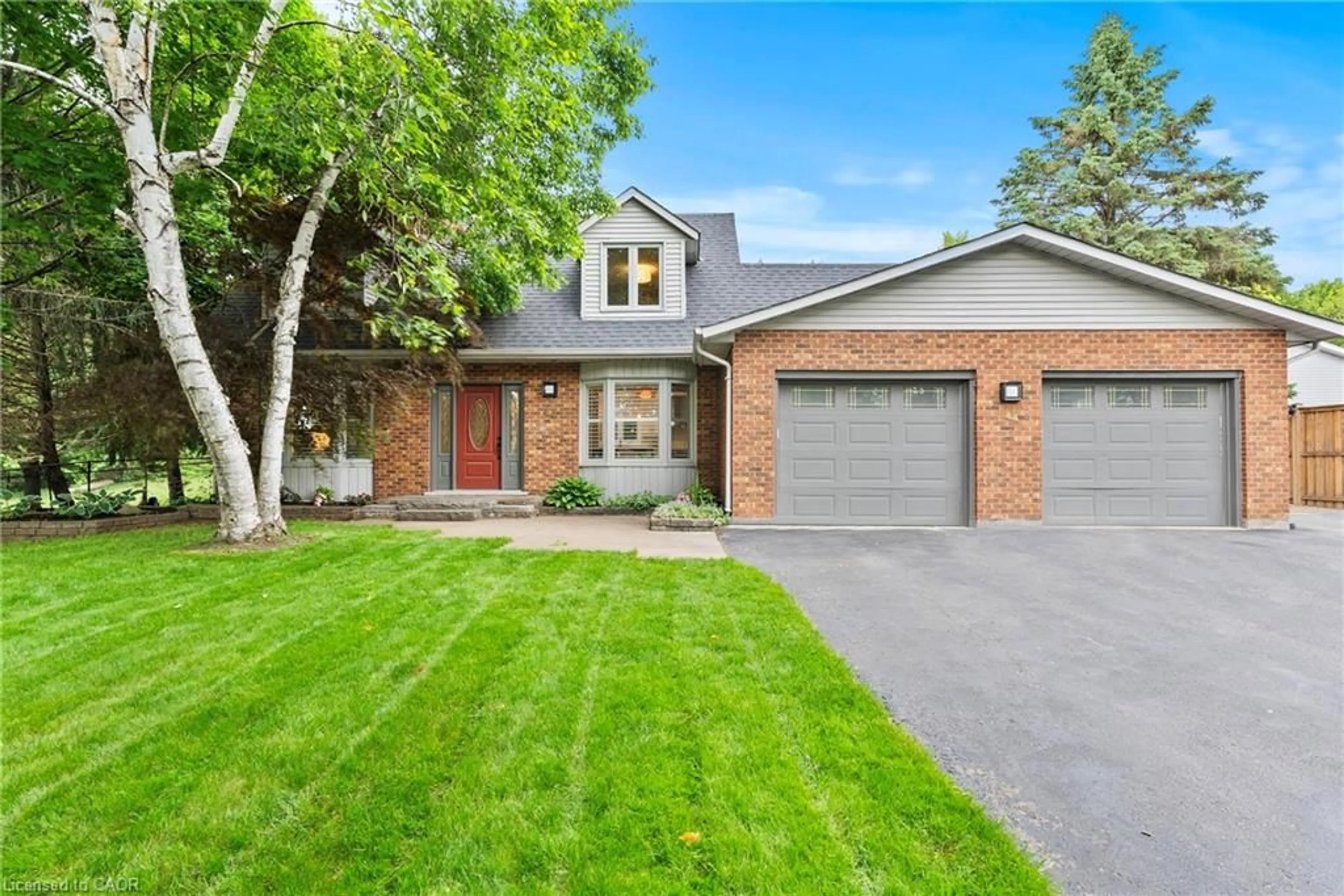 Home with brick exterior material, street for 44 Fireside Dr, Hamilton Ontario L8N 2Z7