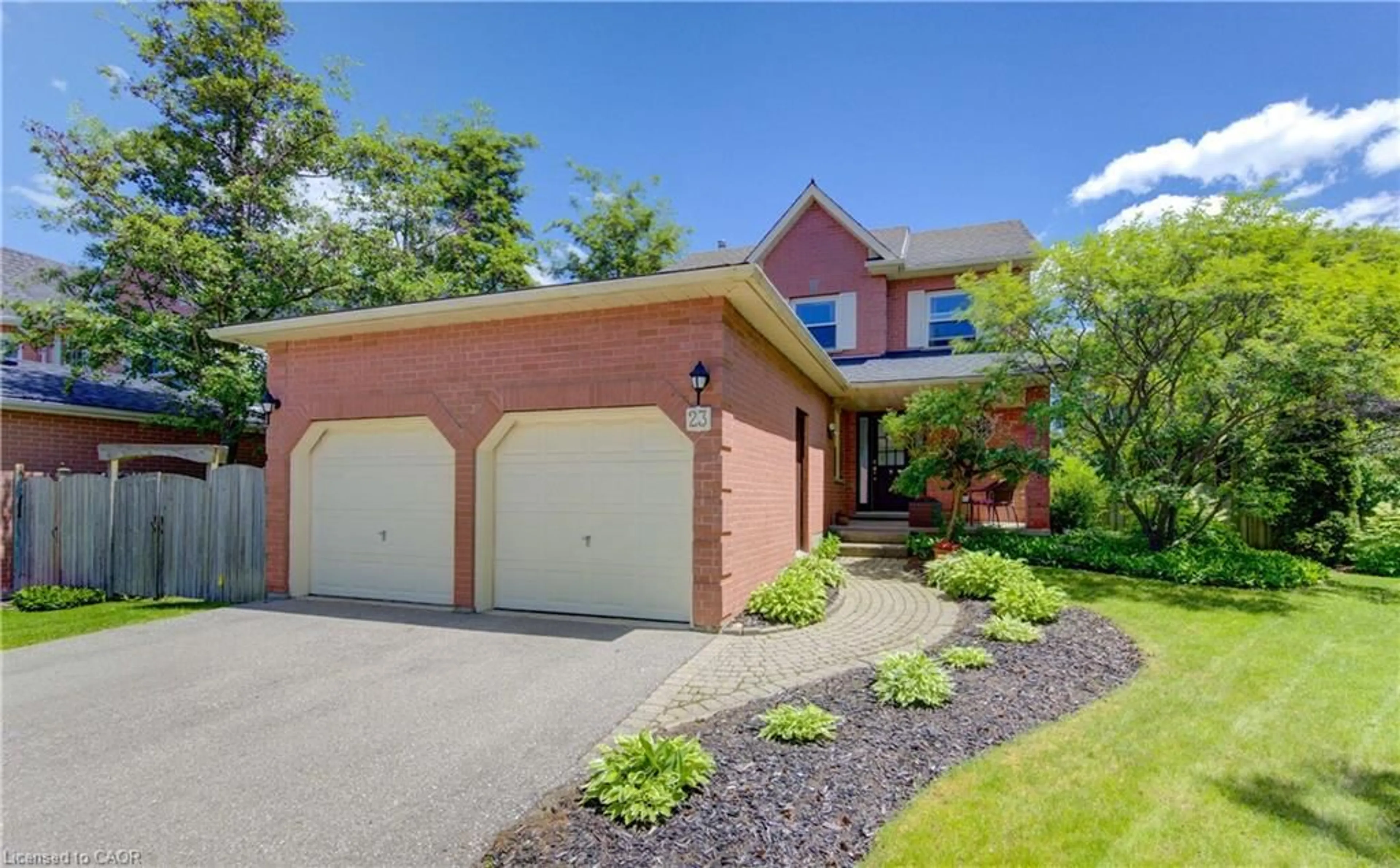 Home with brick exterior material, street for 23 Trelawney St, Kitchener Ontario N2N 3A8