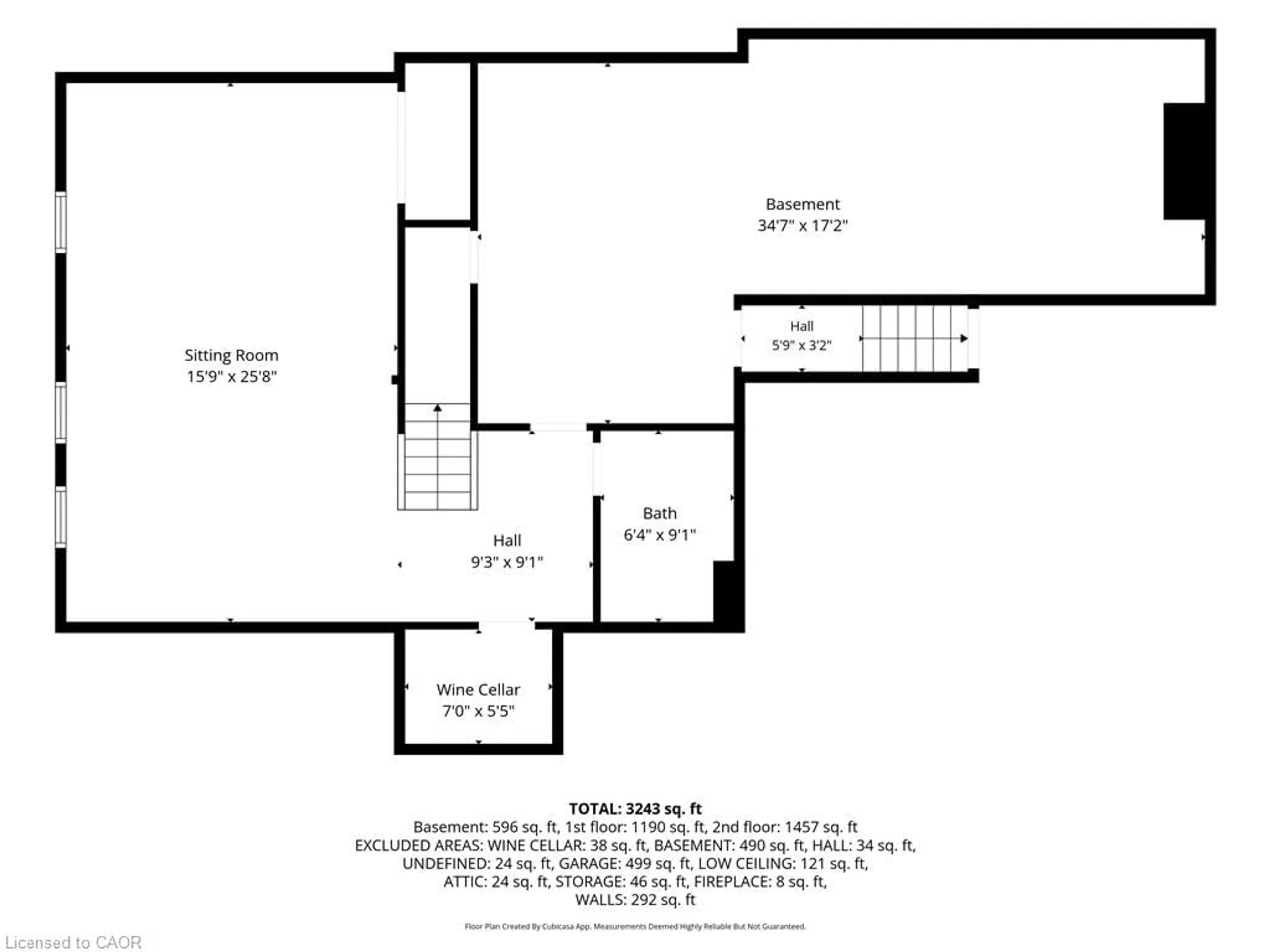 Floor plan for 3616 Glen Elgin Dr, Jordan Station Ontario L0R 1S0