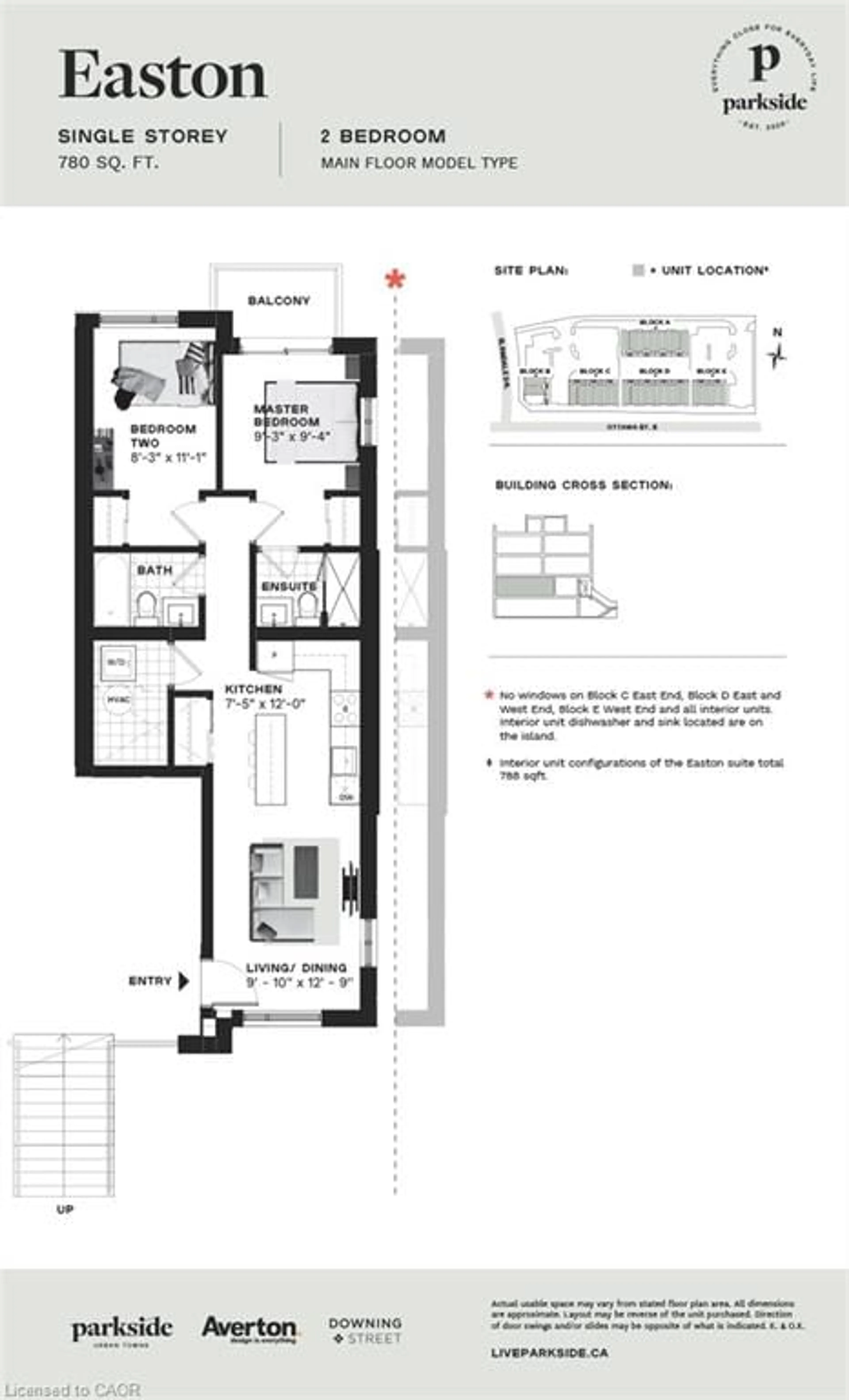 Floor plan for 20 Palace St #E2, Kitchener Ontario N2E 0J3