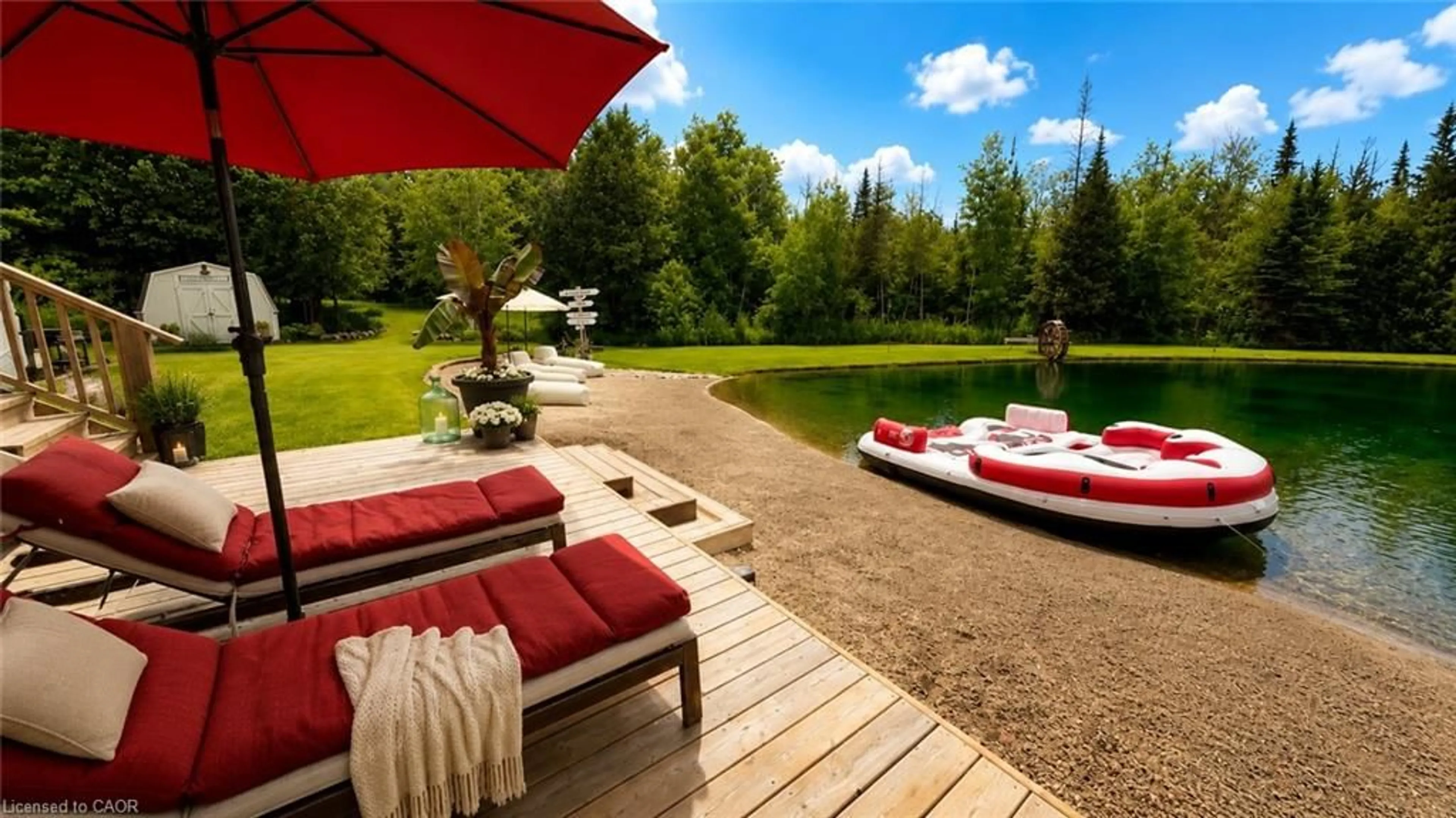 Patio, water/lake/river/ocean view for 5119 Tenth Line, Erin Ontario N0B 1T0