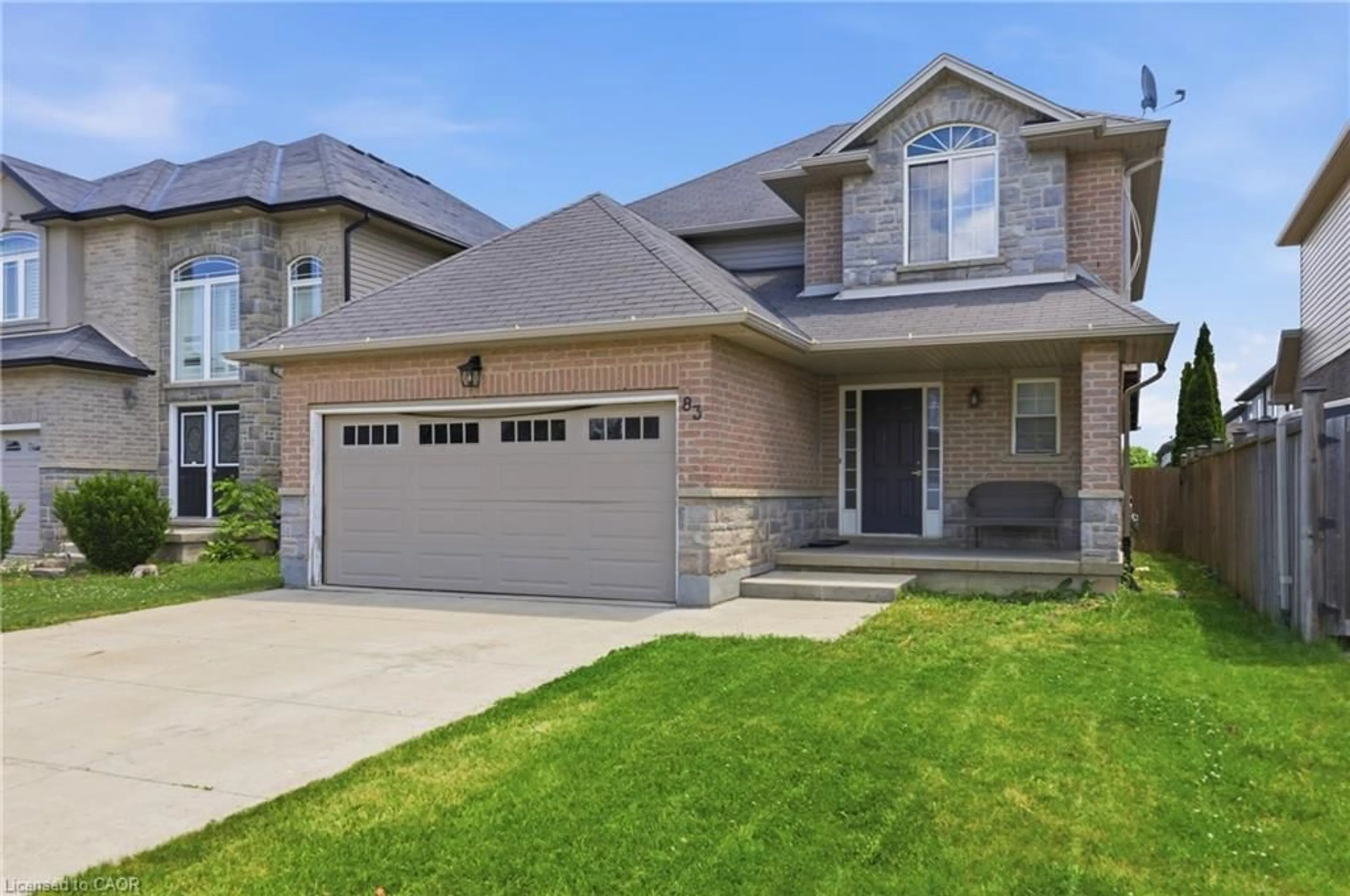 Home with brick exterior material, street for 83 Davinci Blvd, Hamilton Ontario L9B 0C4