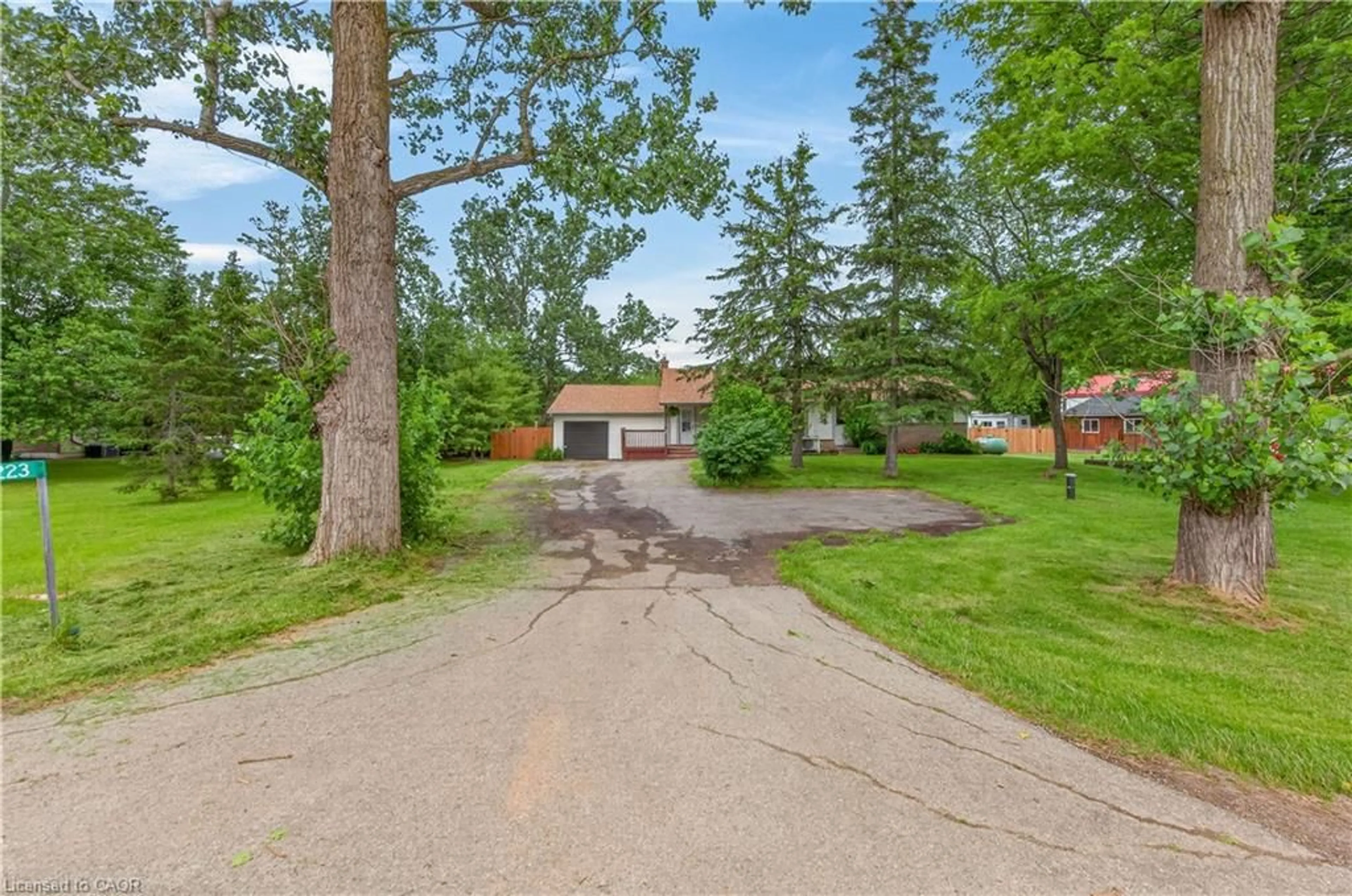 A pic from outside/outdoor area/front of a property/back of a property/a pic from drone, street for 8223 Concession 5 Rd, Caistor Centre Ontario L0R 1E0