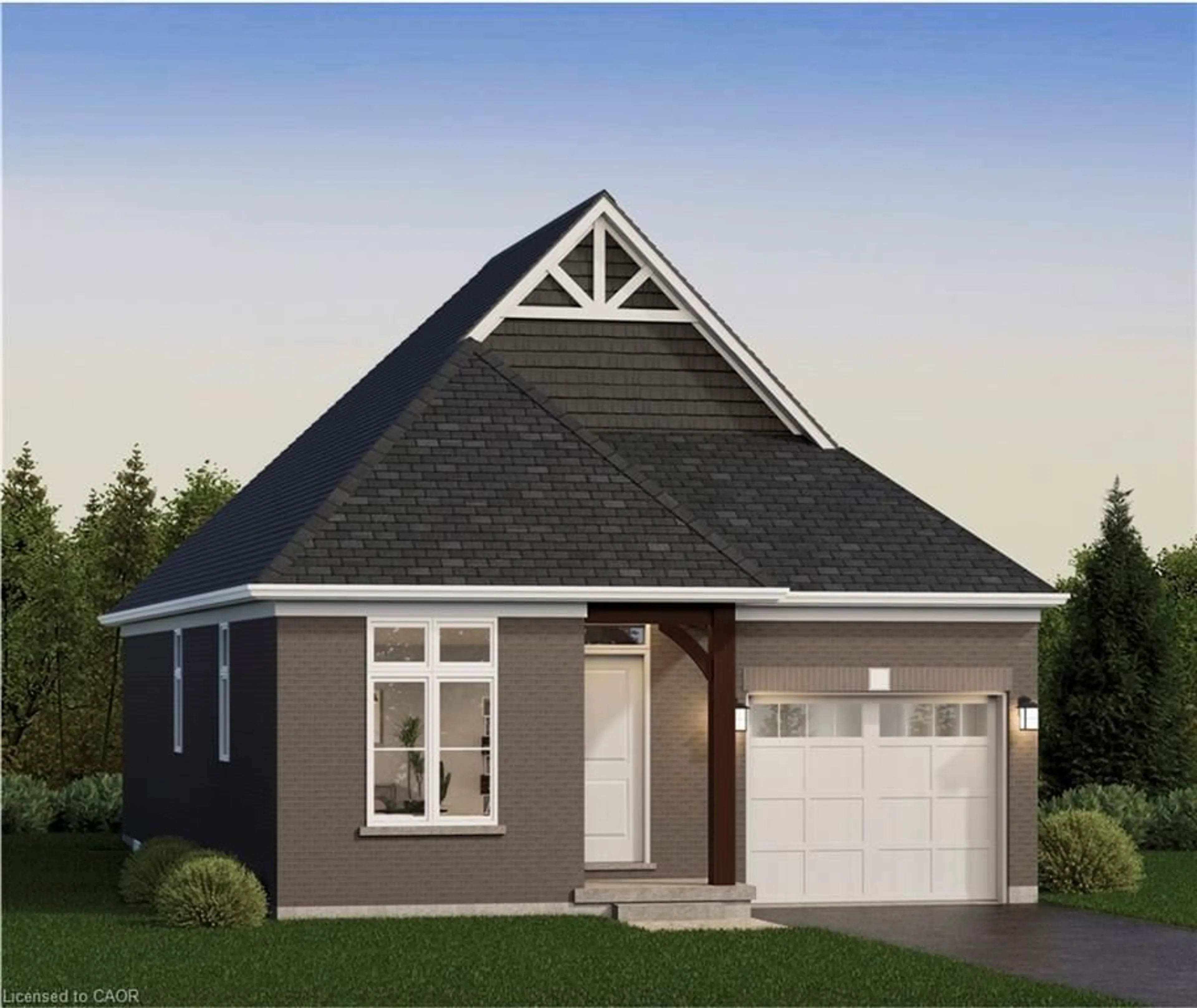 Home with brick exterior material, street for 18 Driscoll St, Elora Ontario N0B 1S0
