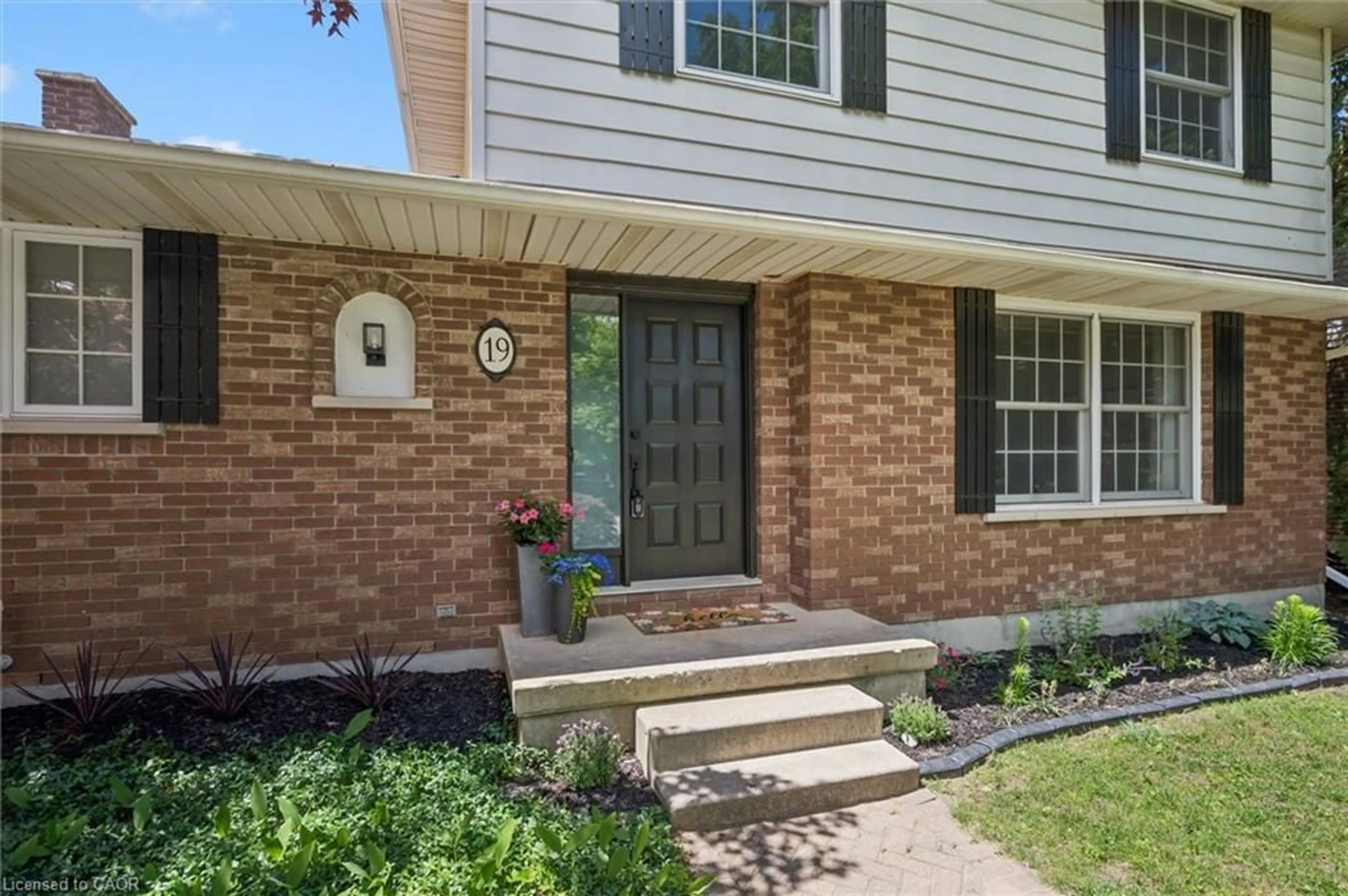 Home with brick exterior material, street for 19 Adams Ave, Tillsonburg Ontario N4G 4X3