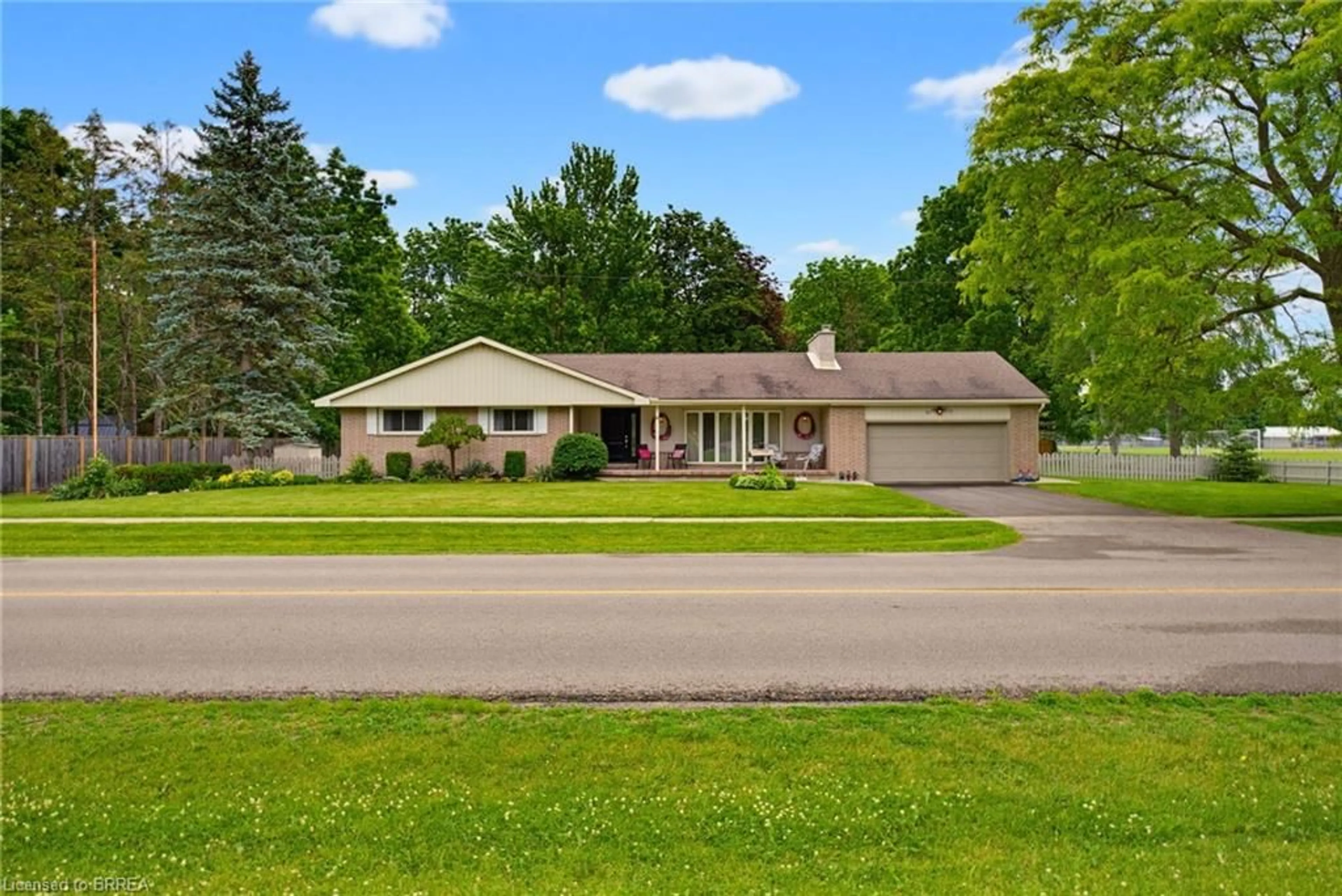 Home with brick exterior material, street for 6 Potter Dr, Burford Ontario N0E 1A0