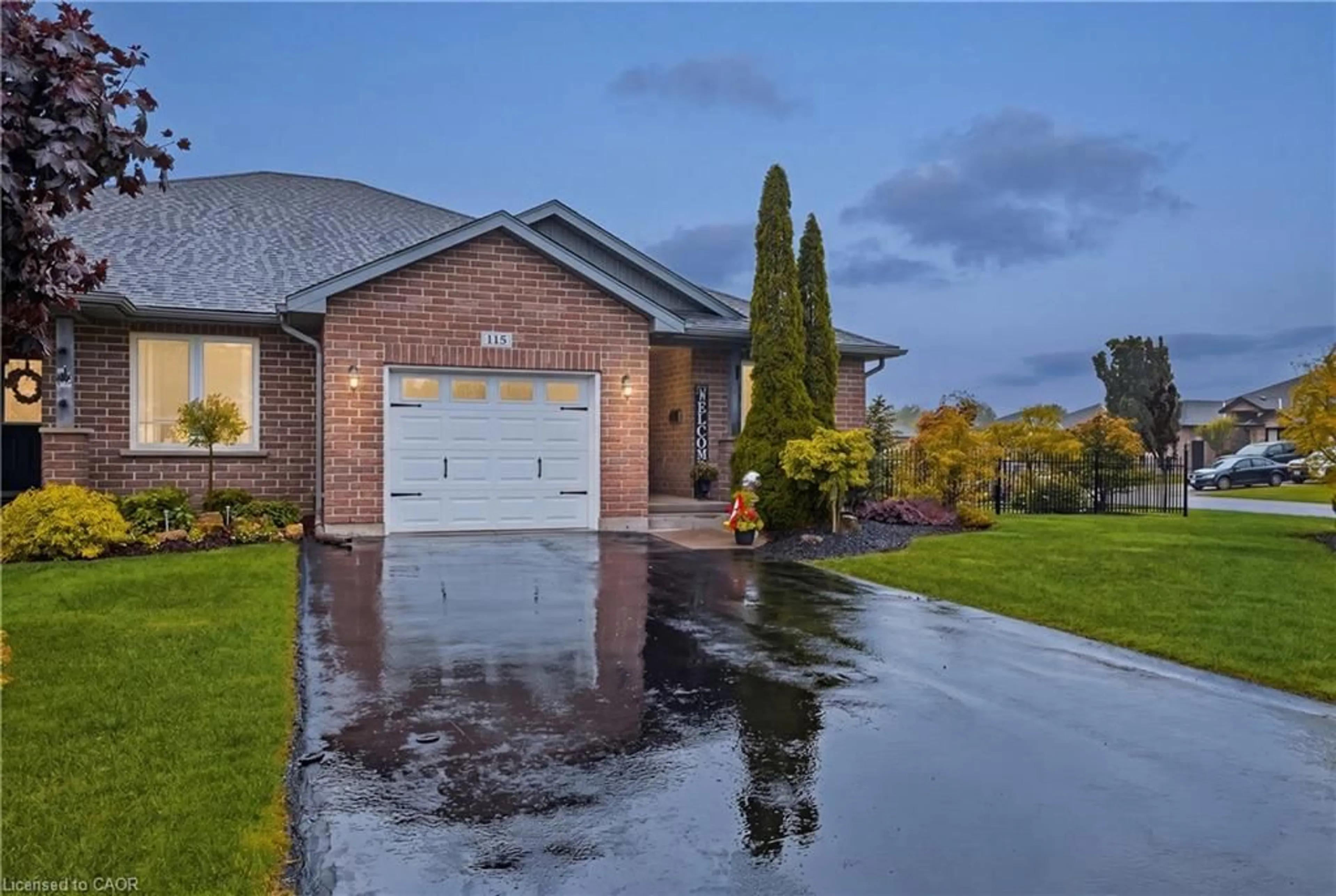 Home with brick exterior material, water/lake/river/ocean view for 115 Milton Seiler Cres, Palmerston Ontario N0G 2P0