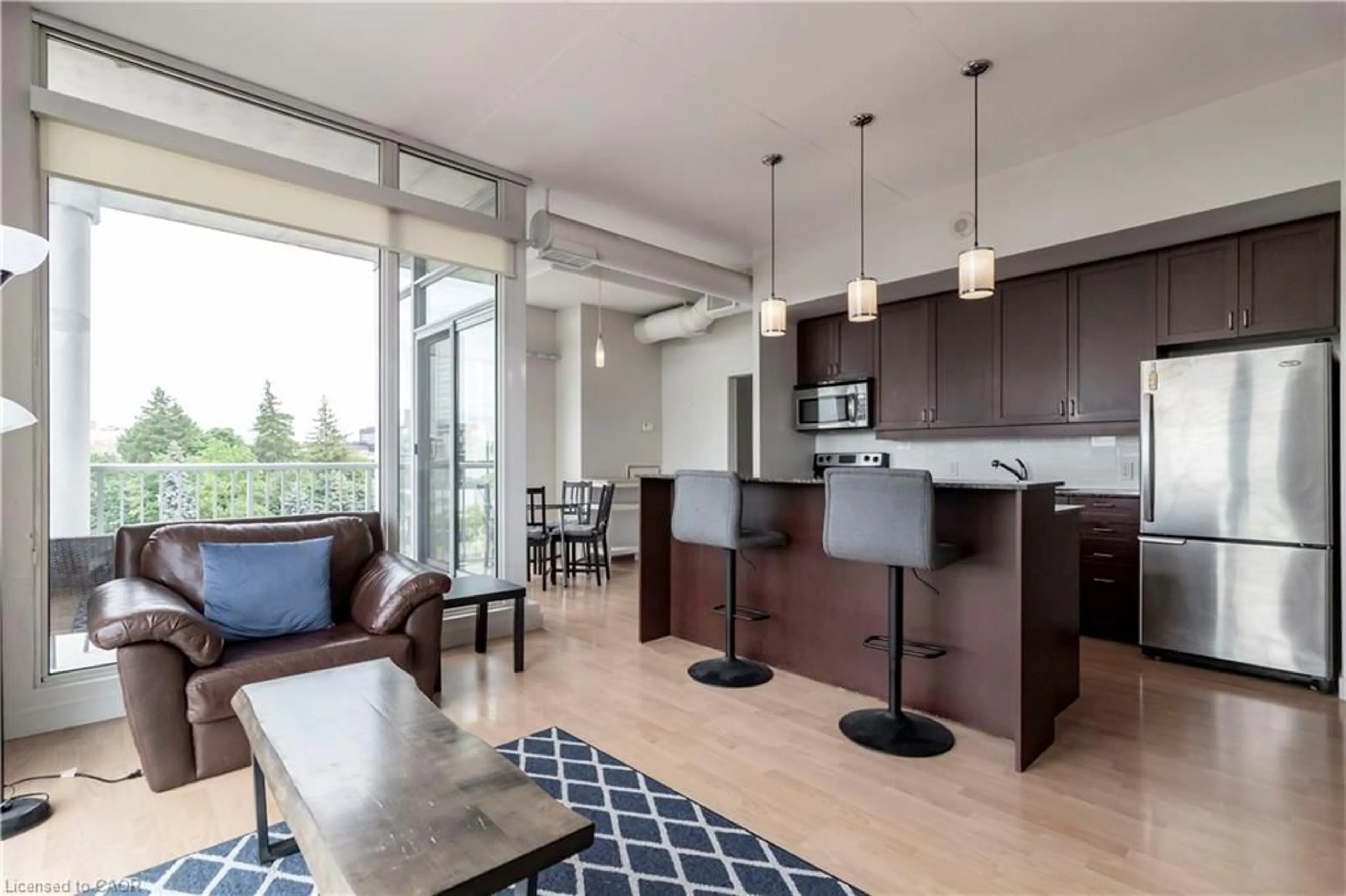 Open concept kitchen, unknown for 191 King St #506, Waterloo Ontario N2J 1R1
