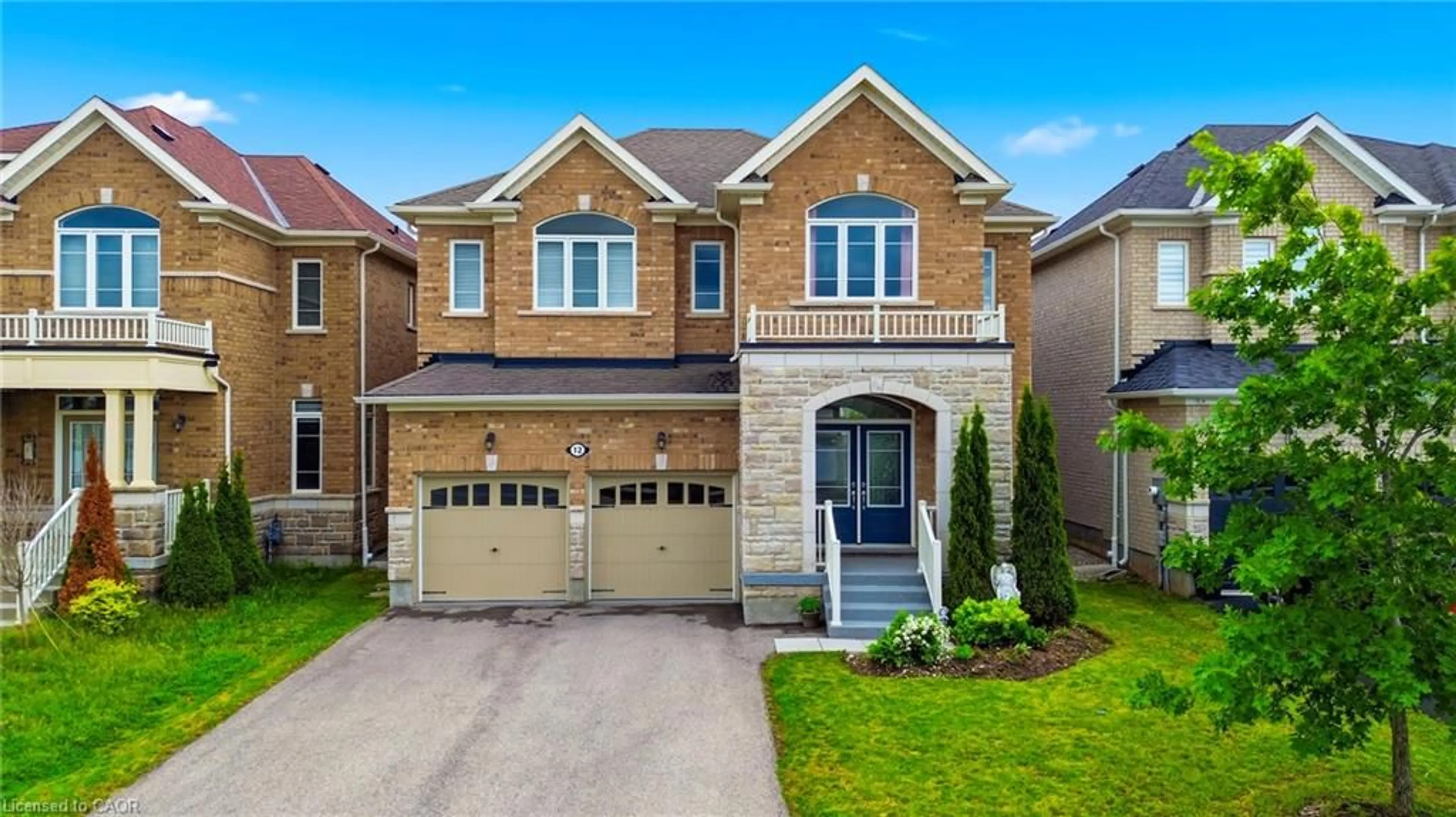 Home with brick exterior material, street for 12 Oldham Ave, Paris Ontario N3L 0G7
