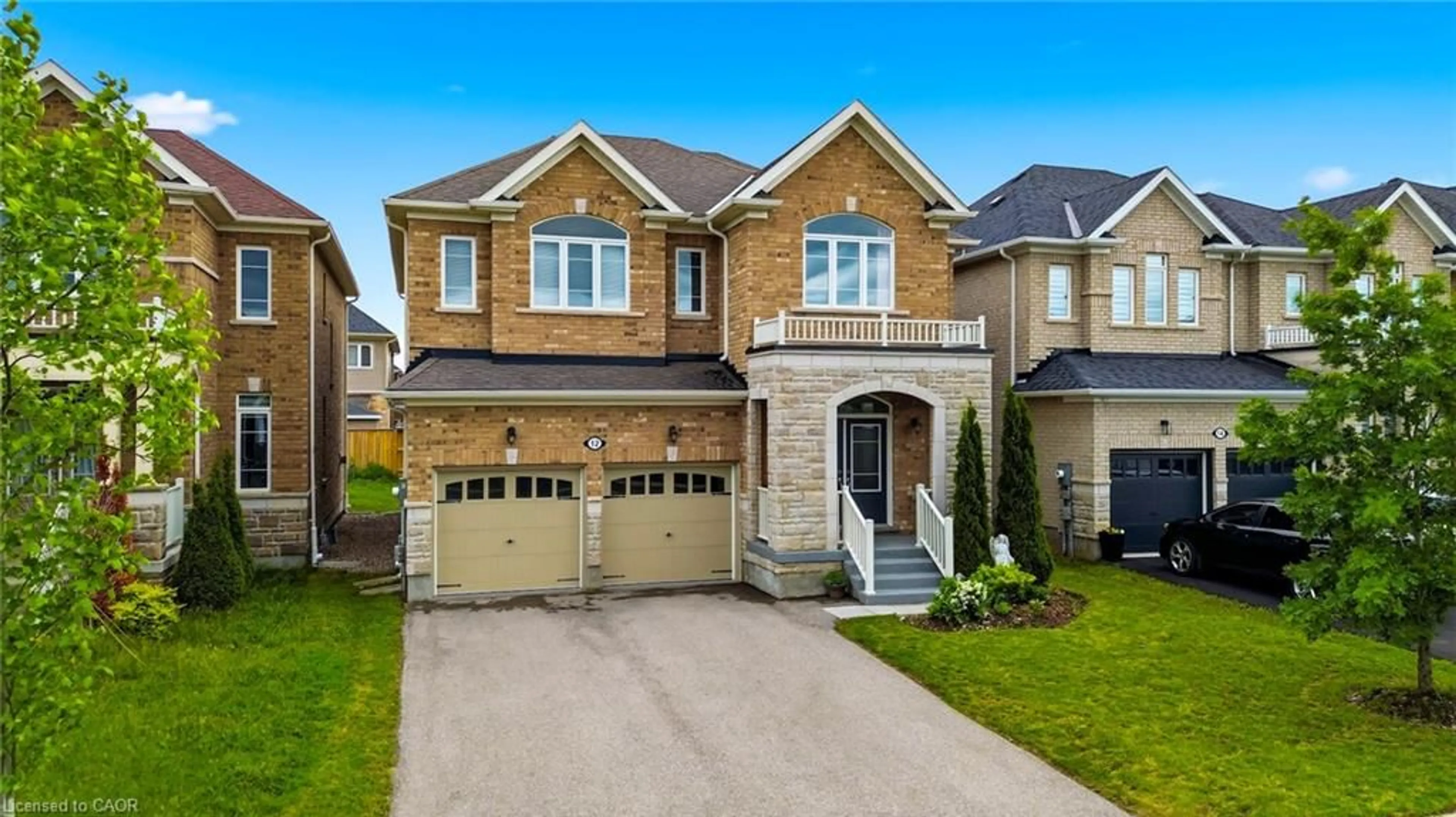 Home with brick exterior material, street for 12 Oldham Ave, Paris Ontario N3L 0G7