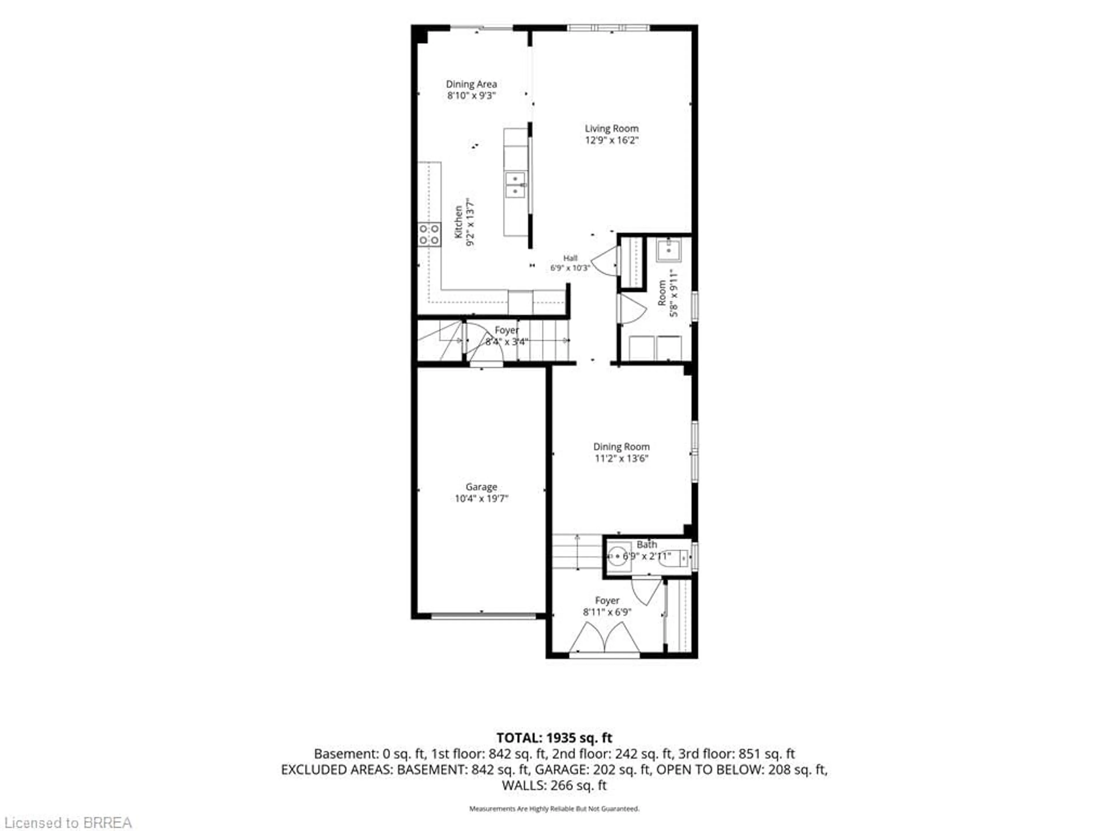 Floor plan for 46 Munro Cir, Brantford Ontario N3T 0R3