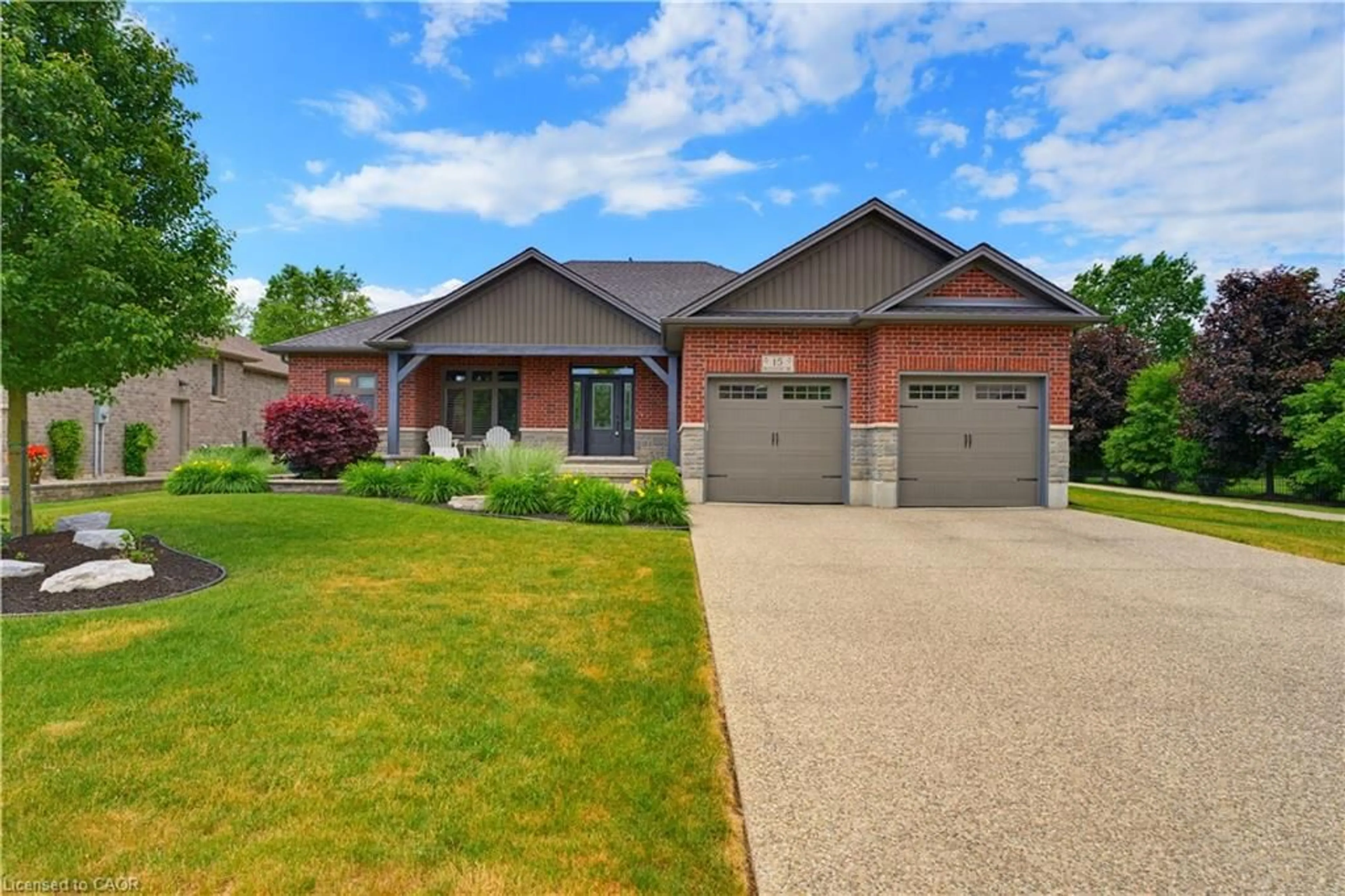 Home with brick exterior material, street for 15 Bluenose Dr, Port Dover Ontario N0A 1N7