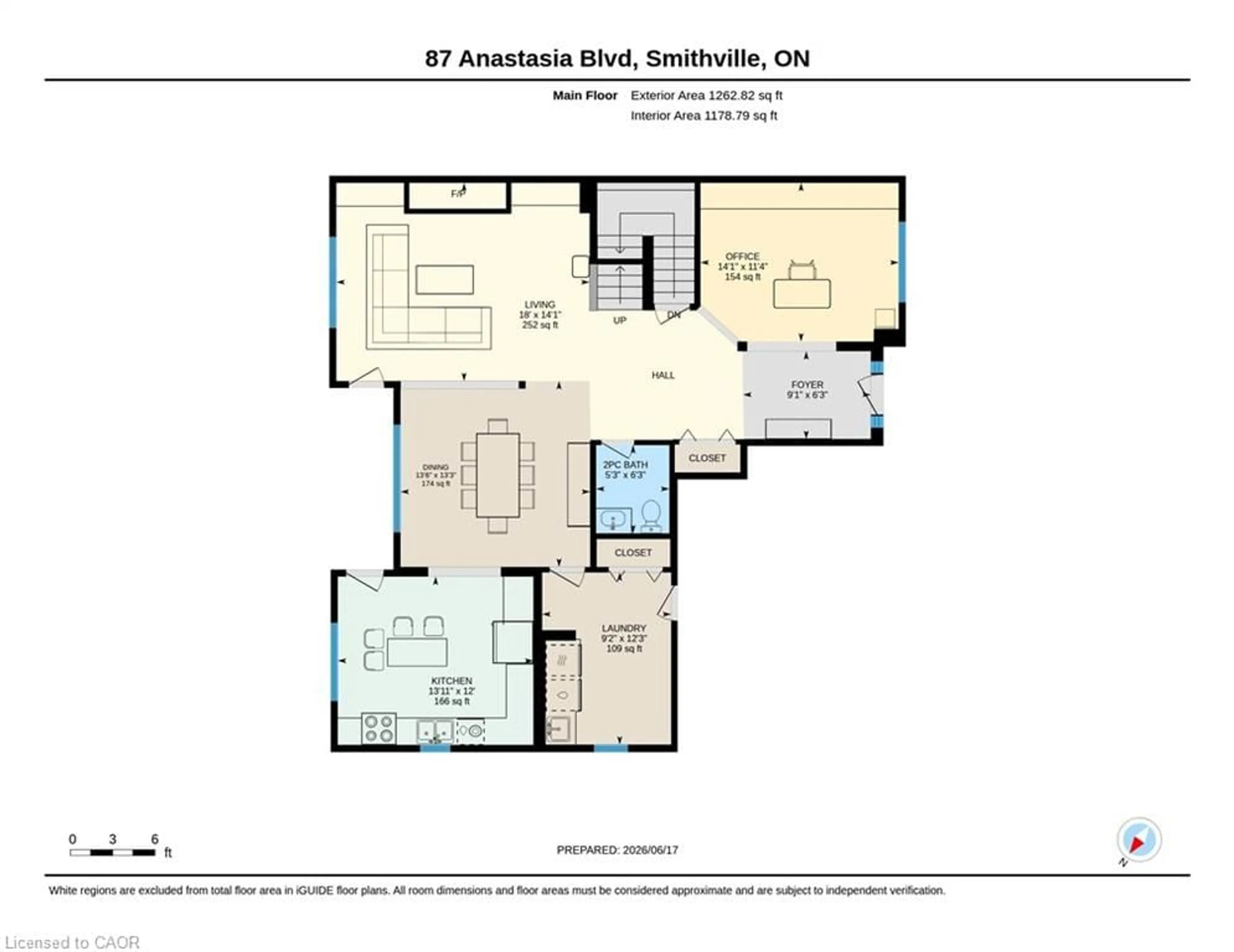 Floor plan for 87 Anastasia Blvd, Smithville Ontario L0R 2A0