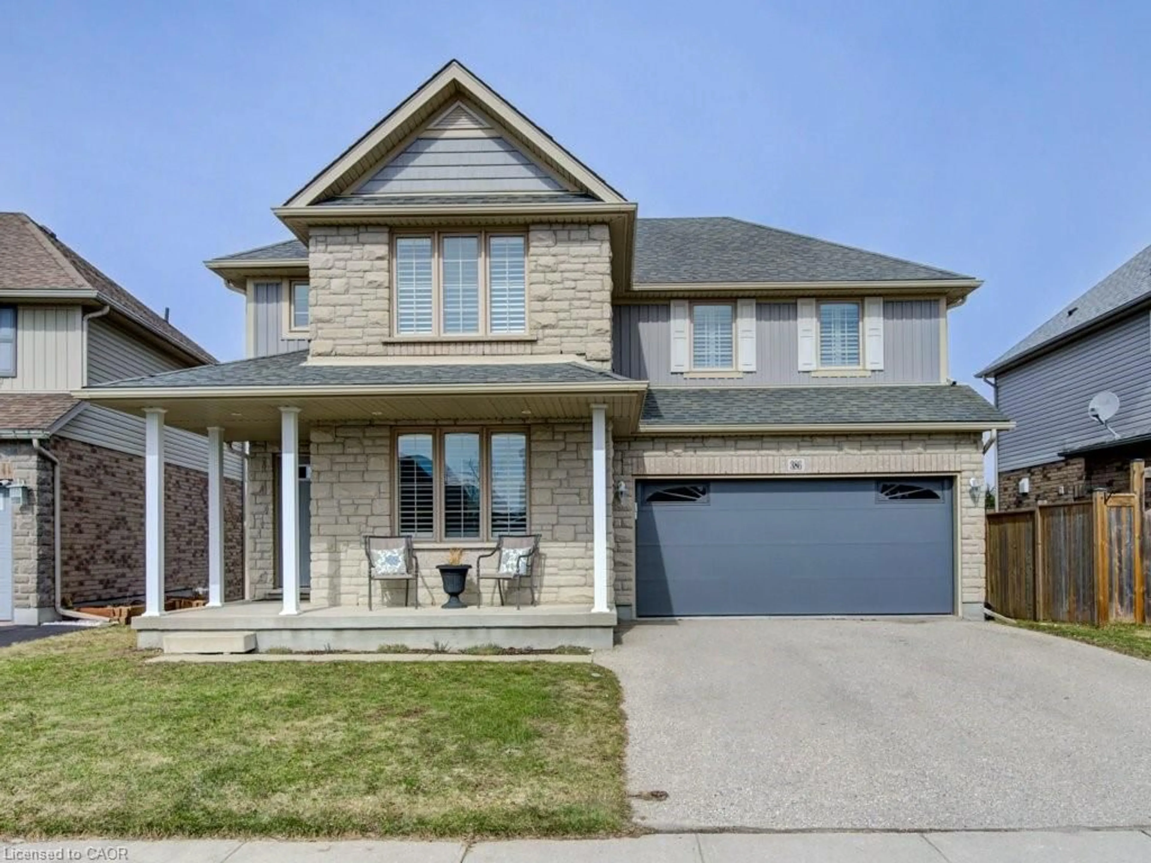Home with brick exterior material, street for 386 Fairway Rd, Woodstock Ontario N4T 0E1