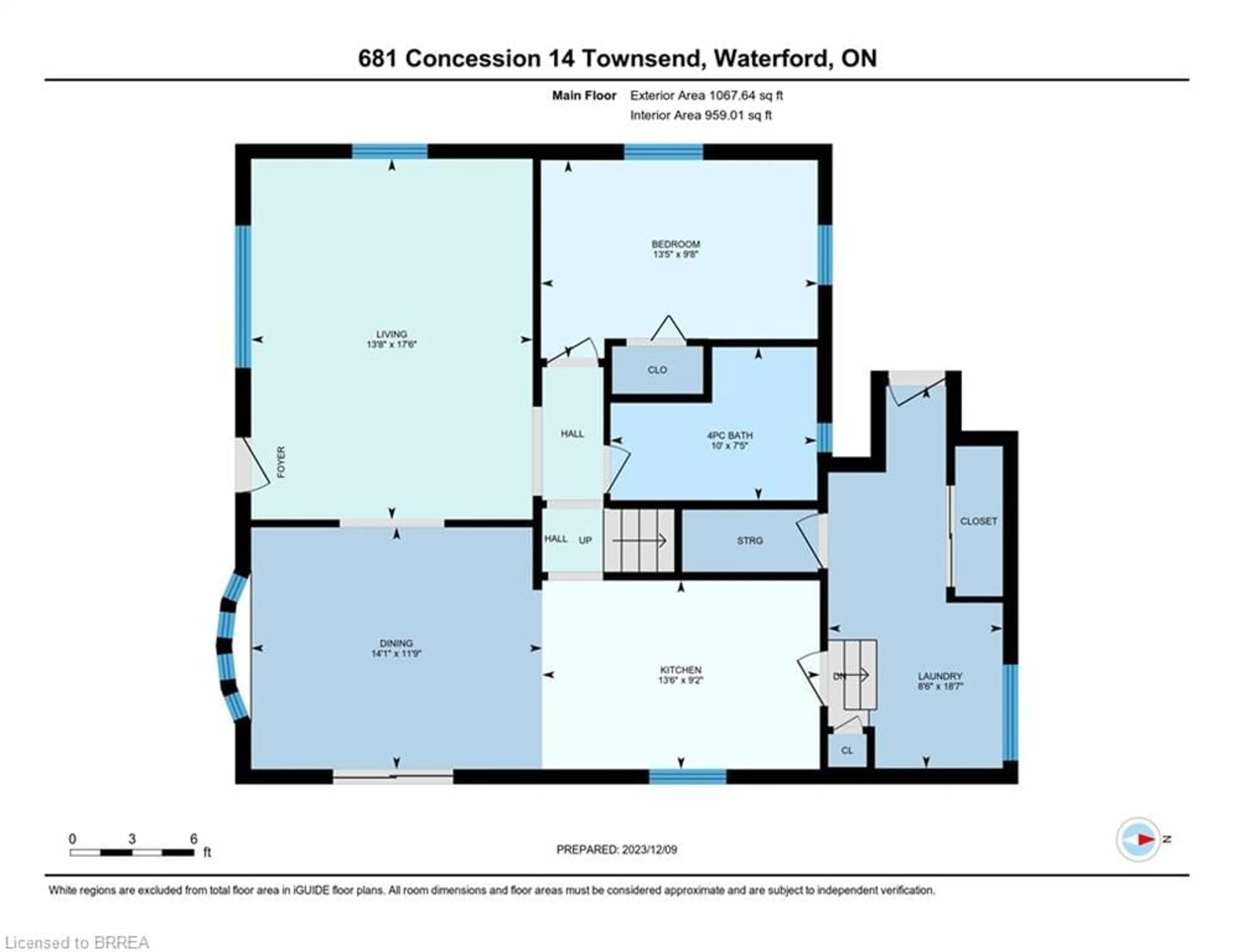 Floor plan for 681 Conc 14 Townsend Rd, Simcoe Ontario N3Y 4K3