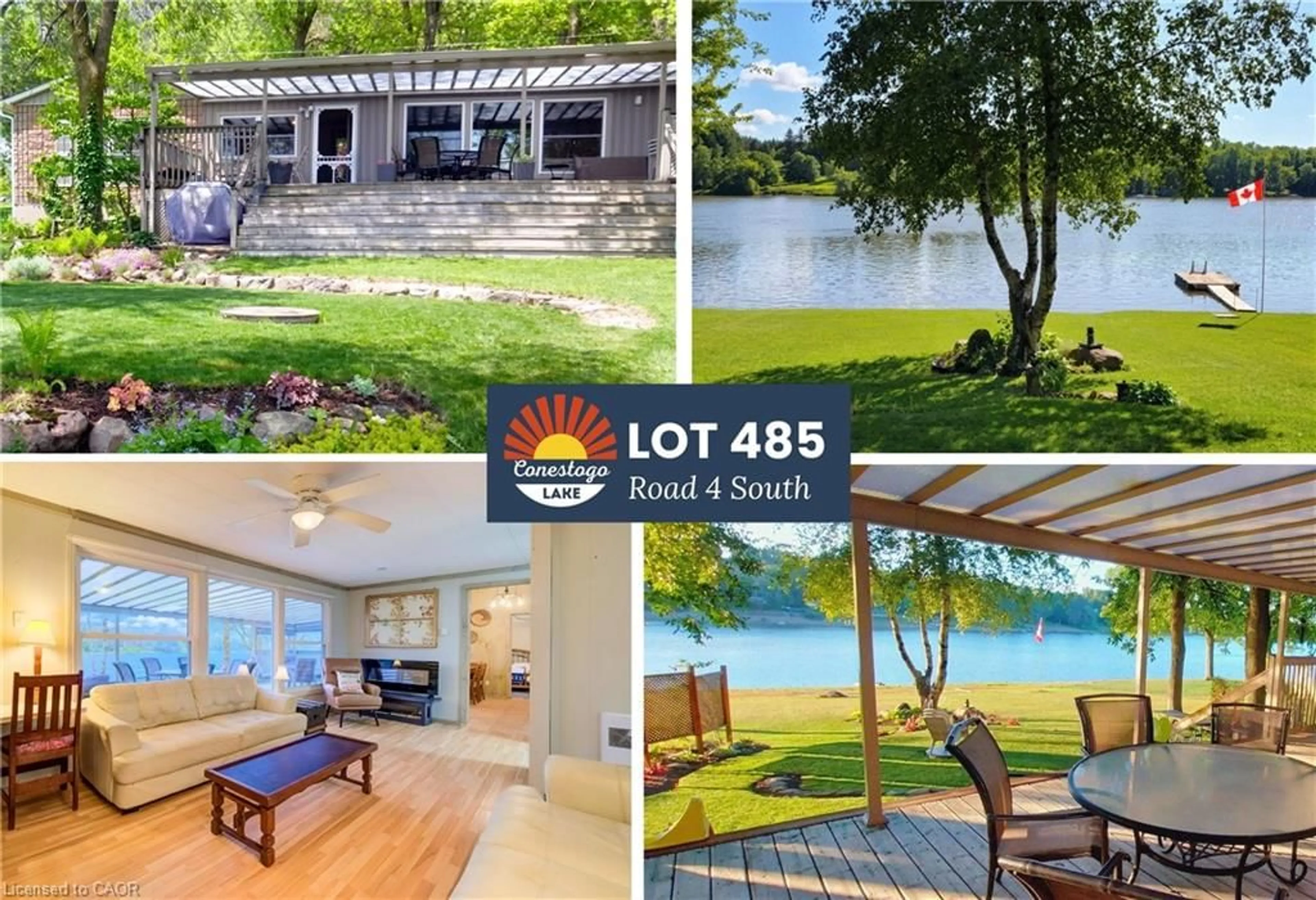 A pic from outside/outdoor area/front of a property/back of a property/a pic from drone, water/lake/river/ocean view for LOT 485 Road 4, Conestogo Lake Ontario N0G 1P0