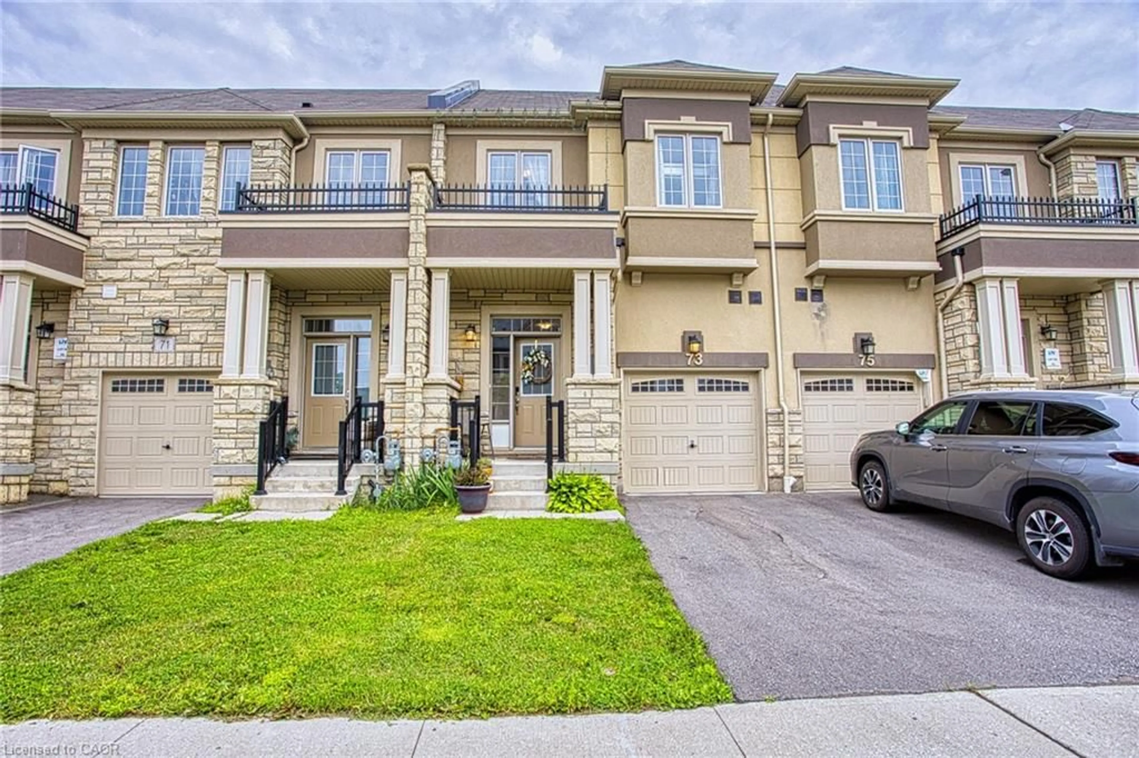 Home with brick exterior material, street for 73 Bilanski Farm Rd, Brantford Ontario N3S 0J6