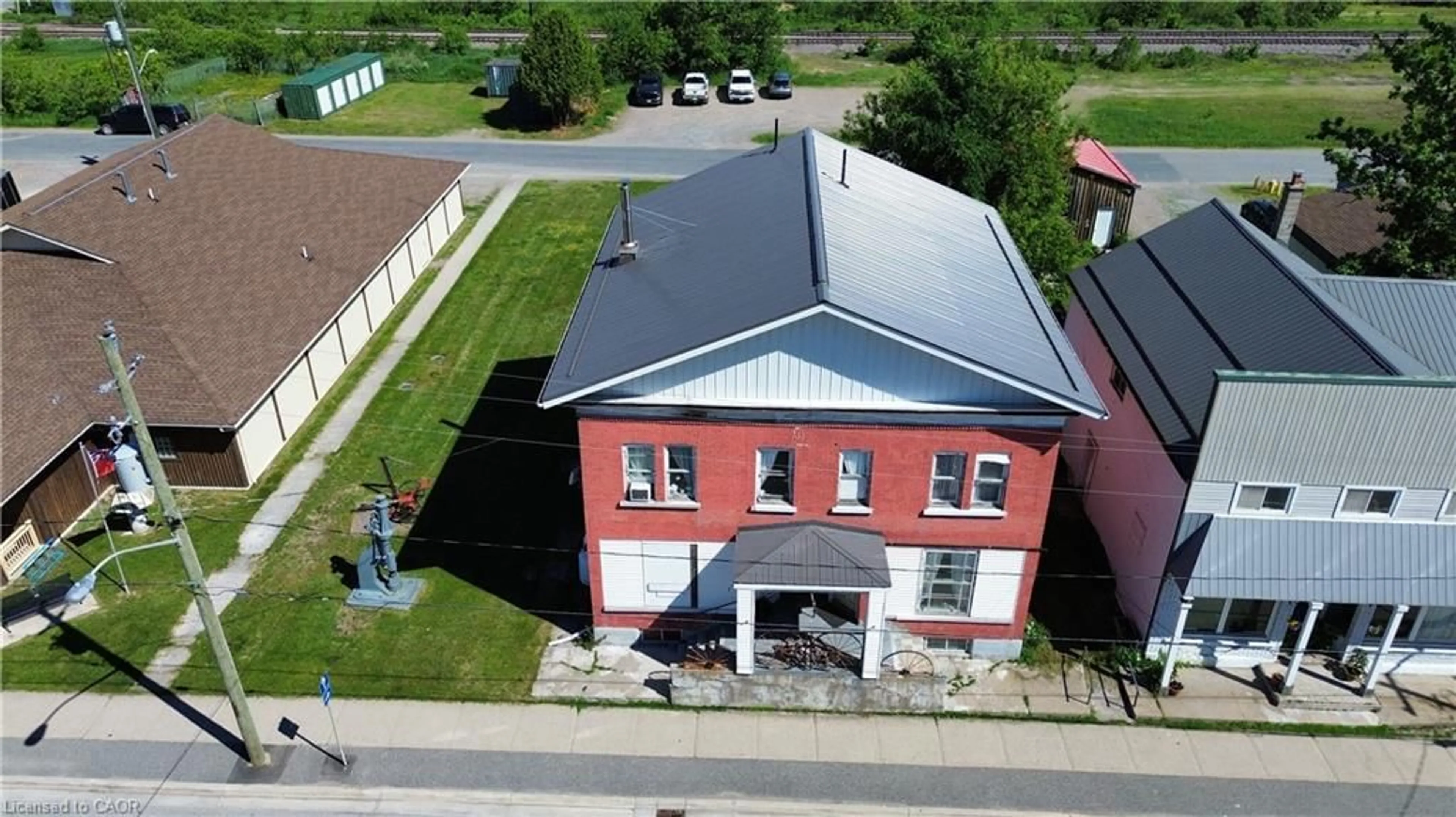 A pic from outside/outdoor area/front of a property/back of a property/a pic from drone, building for 160 Sable St, Massey Ontario P0P 1P0