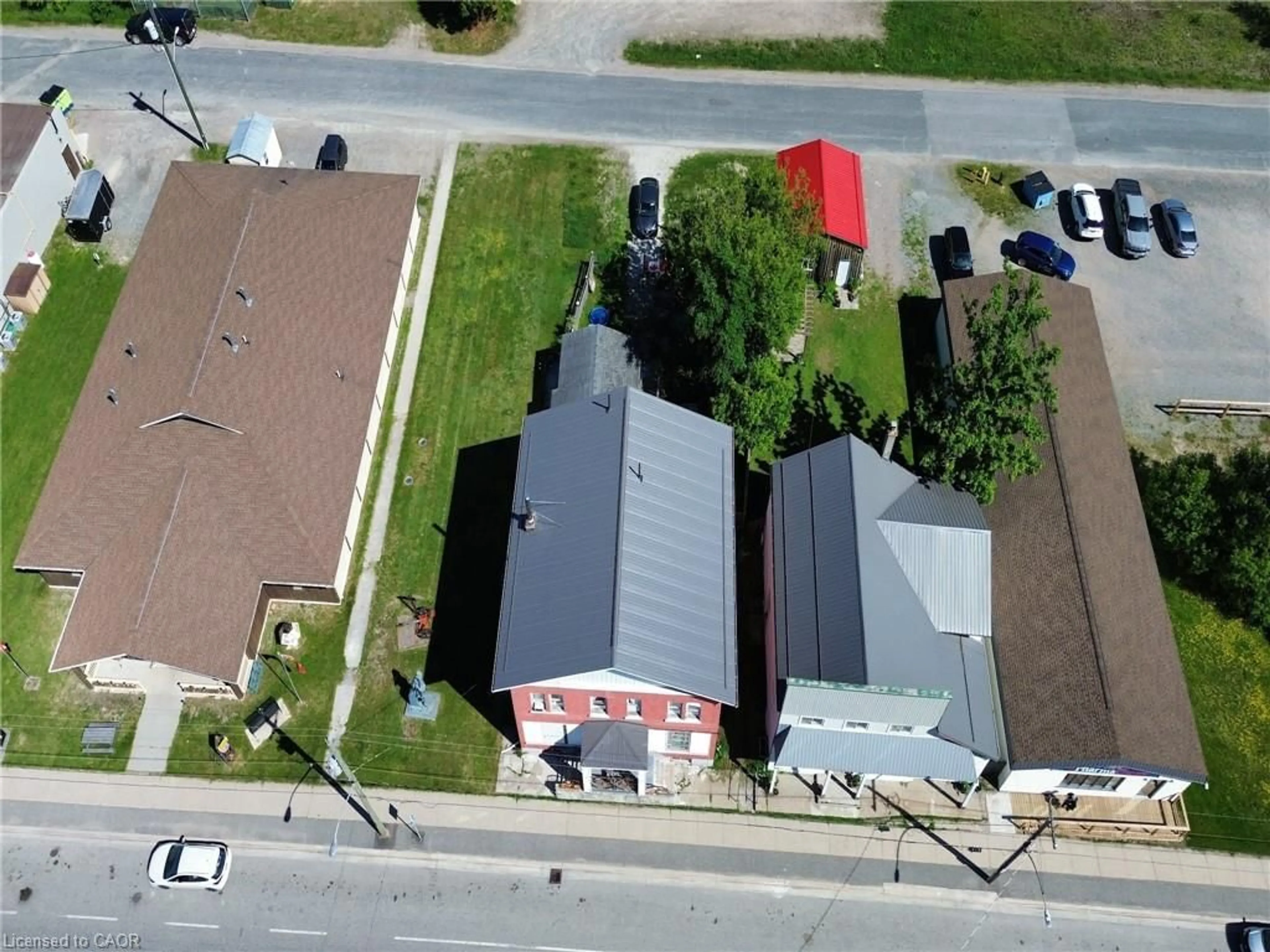 A pic from outside/outdoor area/front of a property/back of a property/a pic from drone, street for 160 Sable St, Massey Ontario P0P 1P0