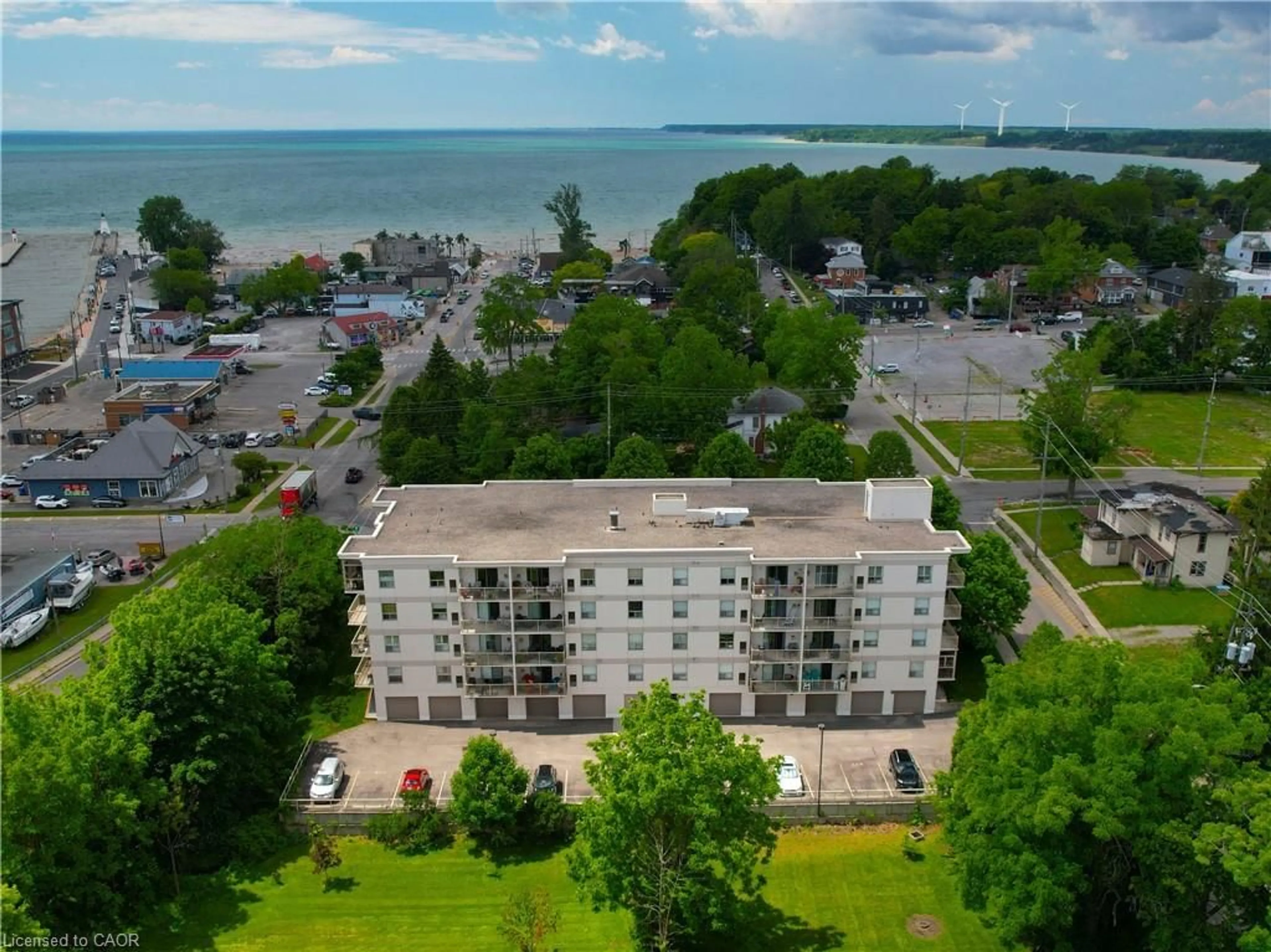 A pic from outside/outdoor area/front of a property/back of a property/a pic from drone, unknown for 12 St Andrew St #202, Port Dover Ontario N0A 1N1