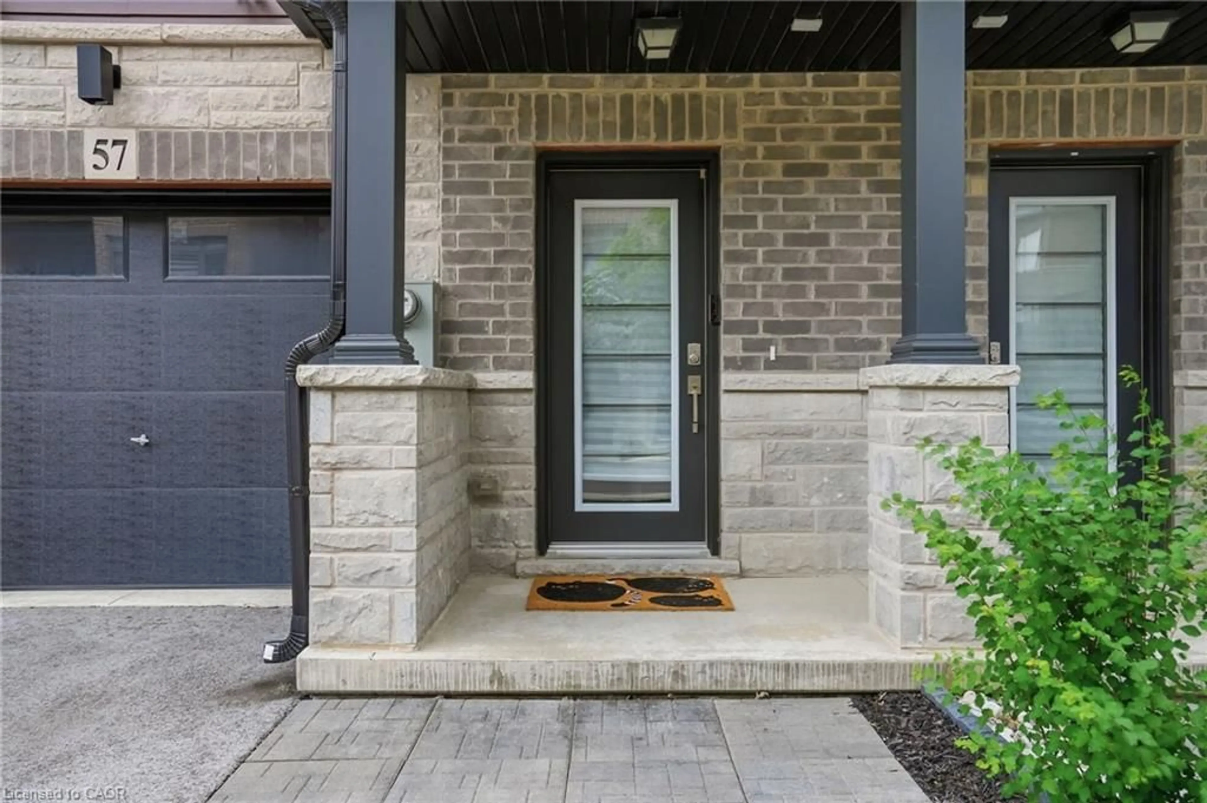 Home with brick exterior material, street for 61 Soho St #57, Stoney Creek Ontario L8J 0M5
